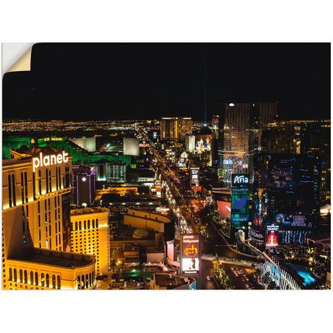Artland artprint Las Vegas bei Nacht