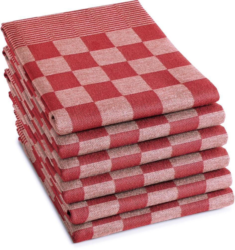 DDDDD Theedoek Barbecue, 65x65 cm, van 100% katoen, jacquard-weefsel (set, 6-delig)