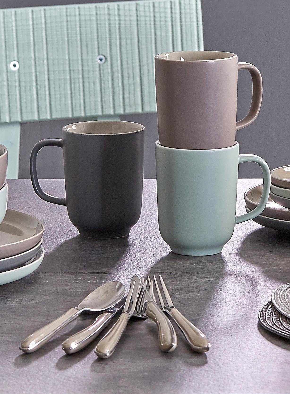 Ritzenhoff & Breker Combi-servies Serviesset, servies Jasper in scandinavische stijl, 16 delen, voor 4 personen (set, 16-delig)