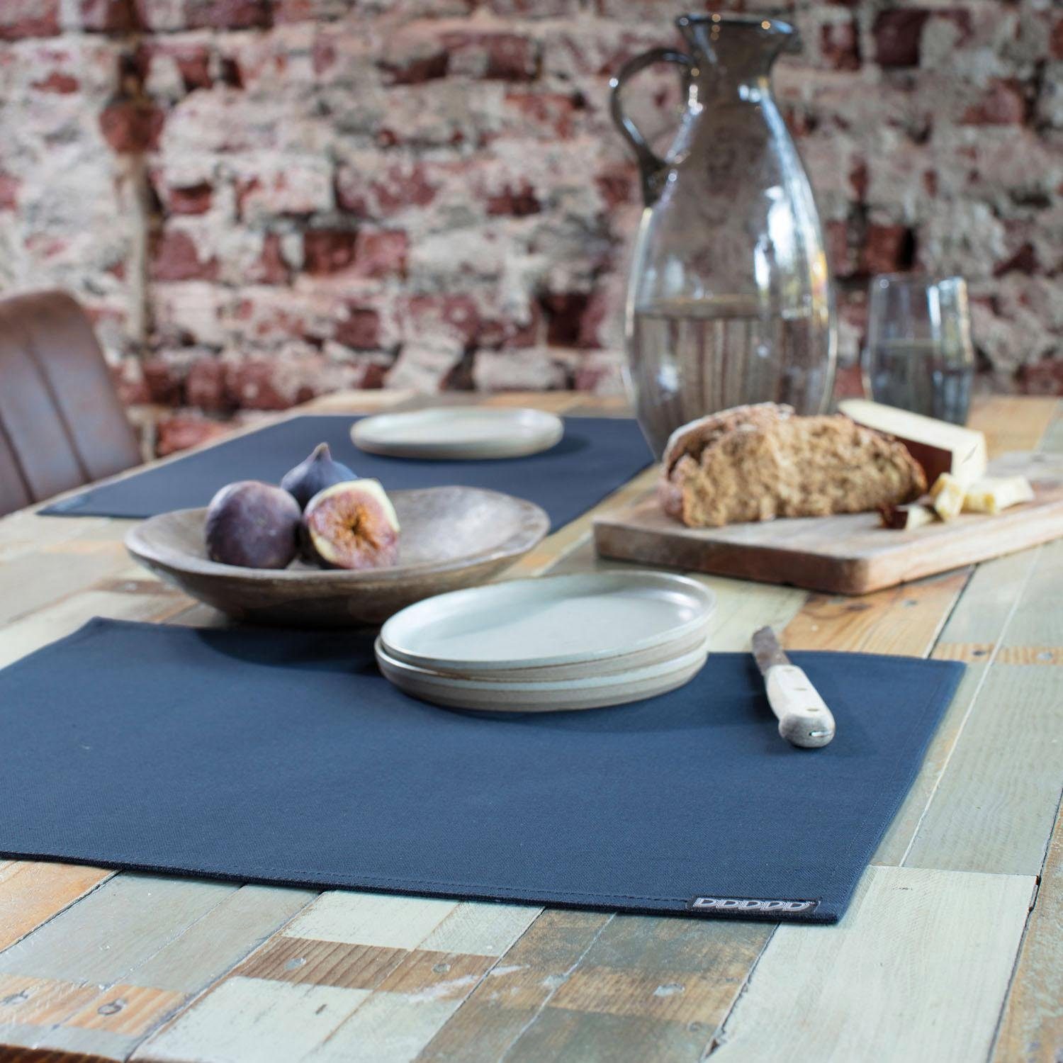 DDDDD Set placemats Kit 35x45 cm, katoen (set, 4 stuks)