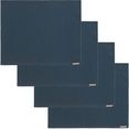 ddddd set placemats kit 35x45 cm, katoen (set, 4 stuks) blauw