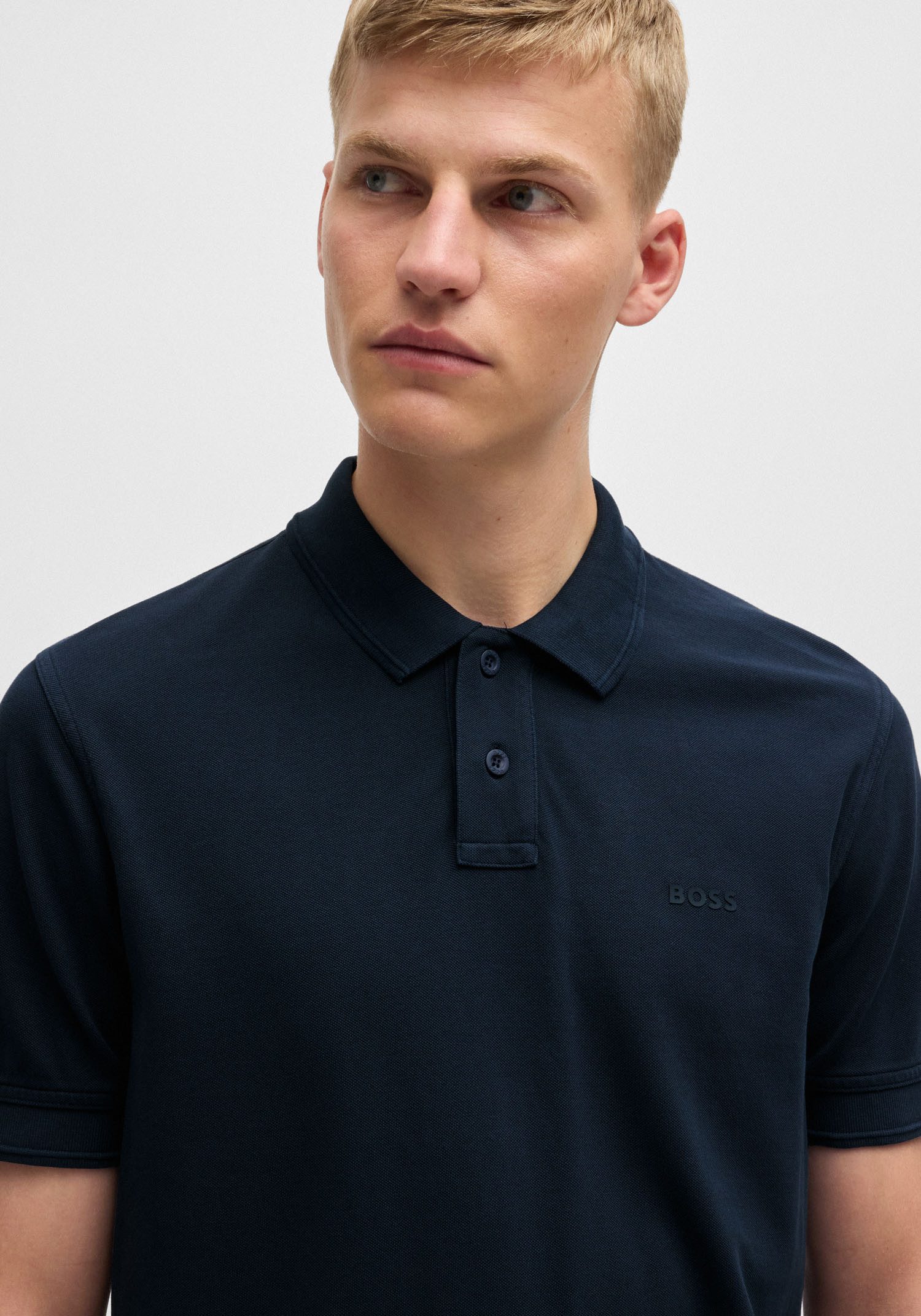 Boss Orange Poloshirt Prime met een polokraag