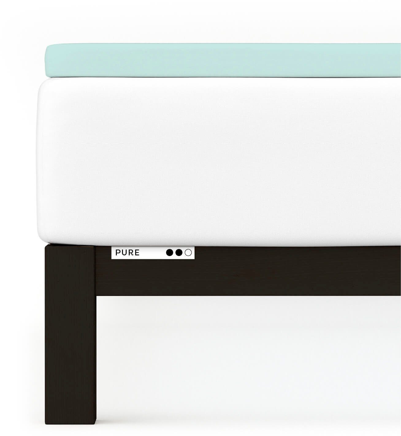 Schlafgut Hoeslaken PURE TOPPER in maat 90x200, 140x200 of 180x200 cm, hoes voor topper van 100% biologische katoen, voor matrassen tot 10 cm hoogte, beddengoed (1 stuk)