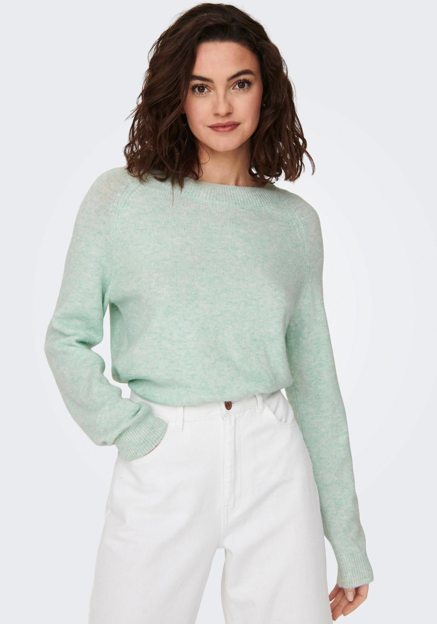 Only Trui met ronde hals ONLRICA LIFE L/S PULLOVER KNT NOOS
