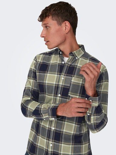 ONLY & SONS Geruit overhemd ONSALVARO LS OXFORD CHECK SHIRT 5979