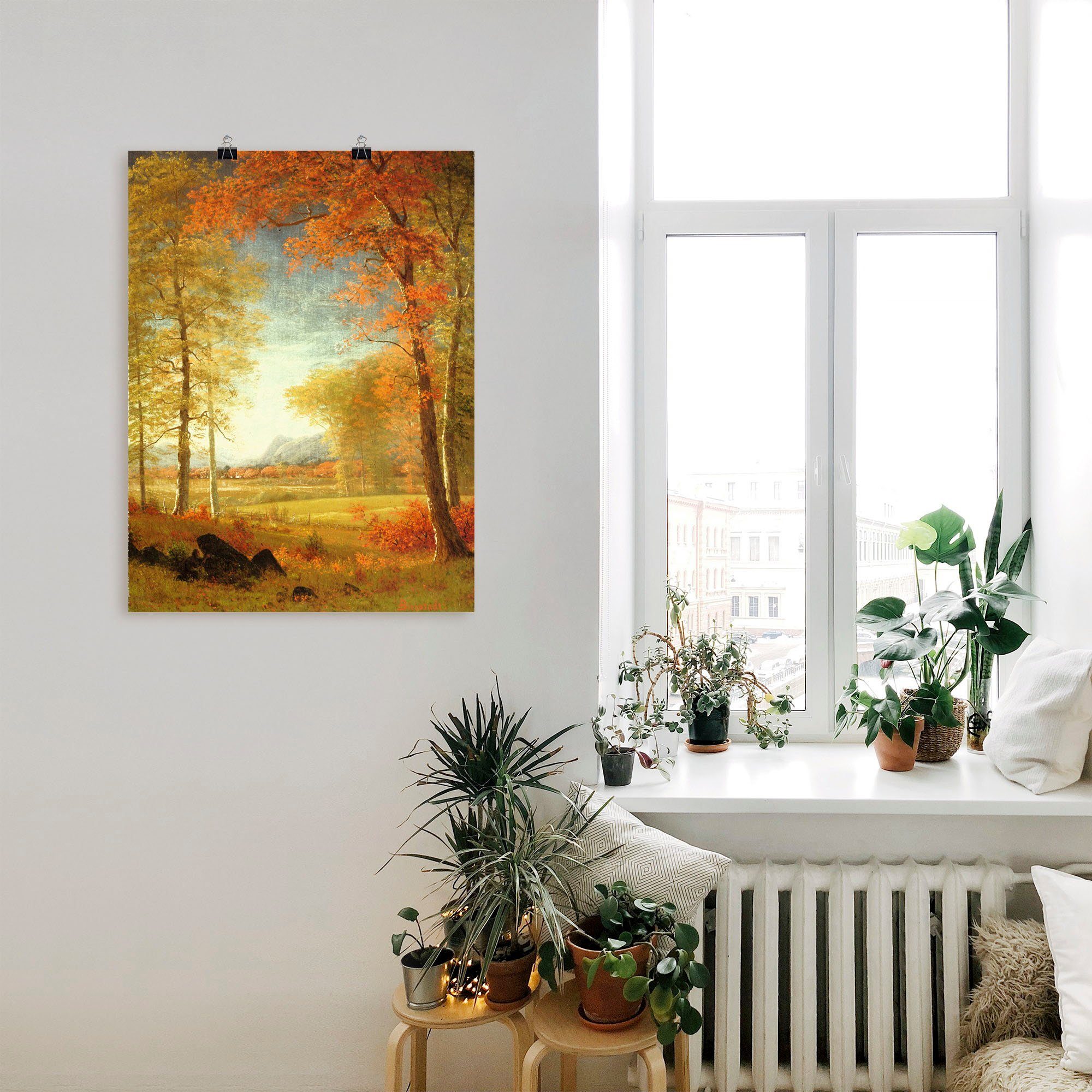 Artland Artprint Herfst in Oneida County, New York. als artprint op linnen, poster in verschillende formaten maten