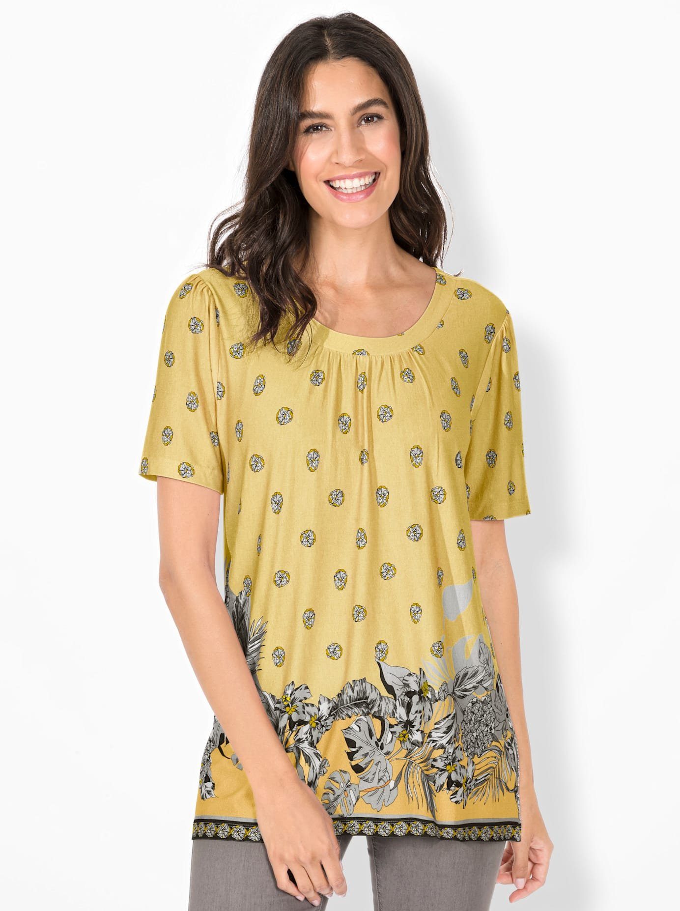 Classic Inspirationen Tuniekshirt Shirt (1-delig) dames tunieken maat 48 geel