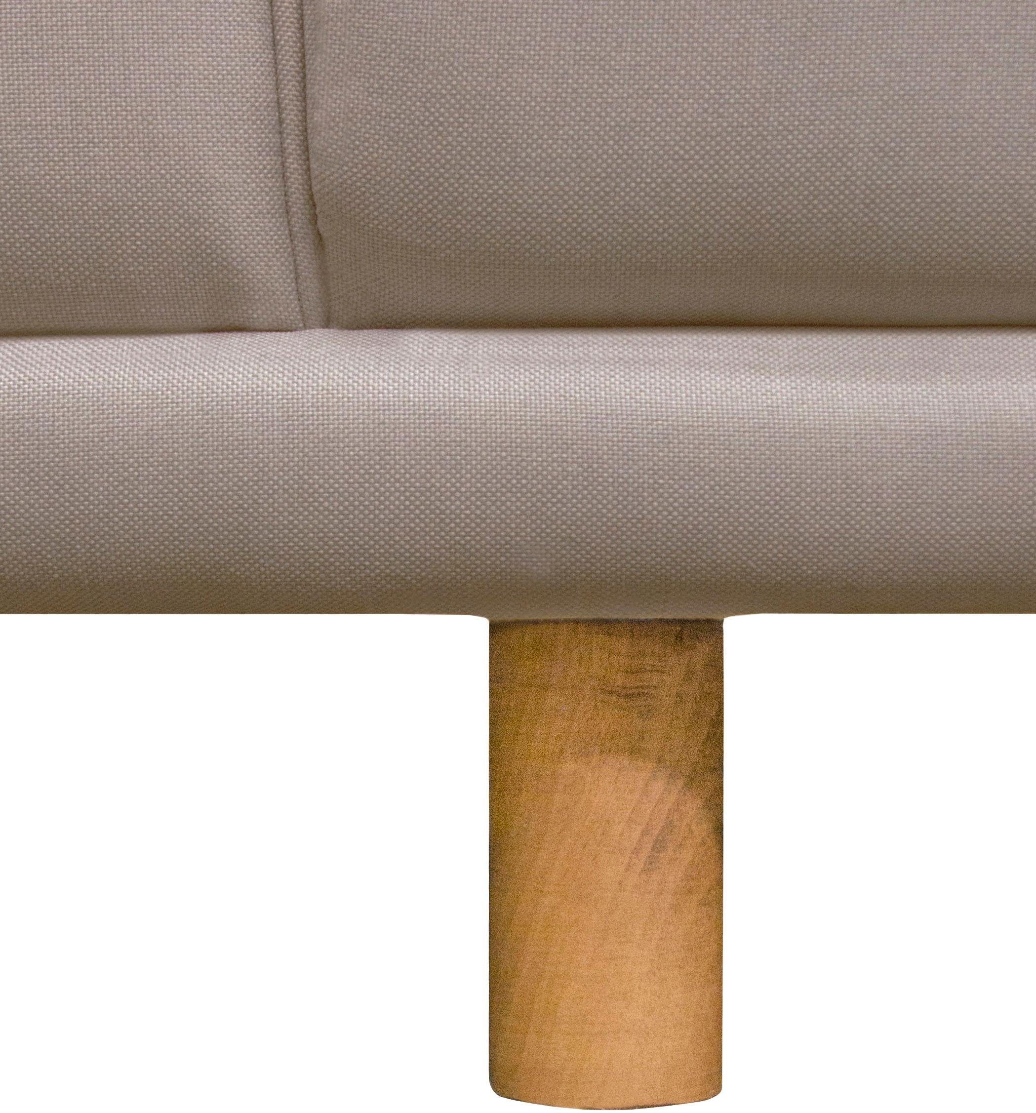 andas Loveseat Maroon stoel in een scandinavisch design, met losse kussens (set)