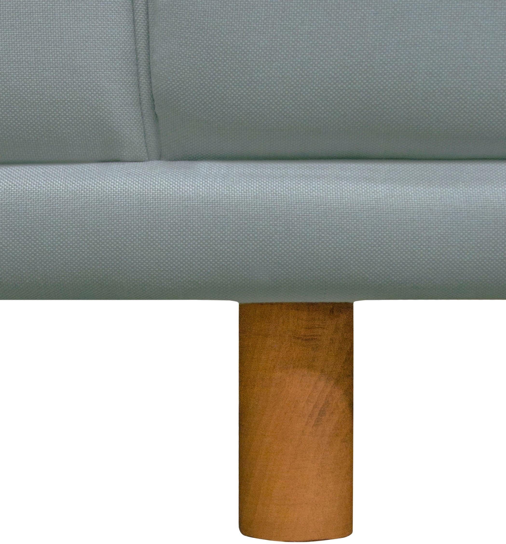 andas Loveseat Maroon stoel in een scandinavisch design, met losse kussens (set)