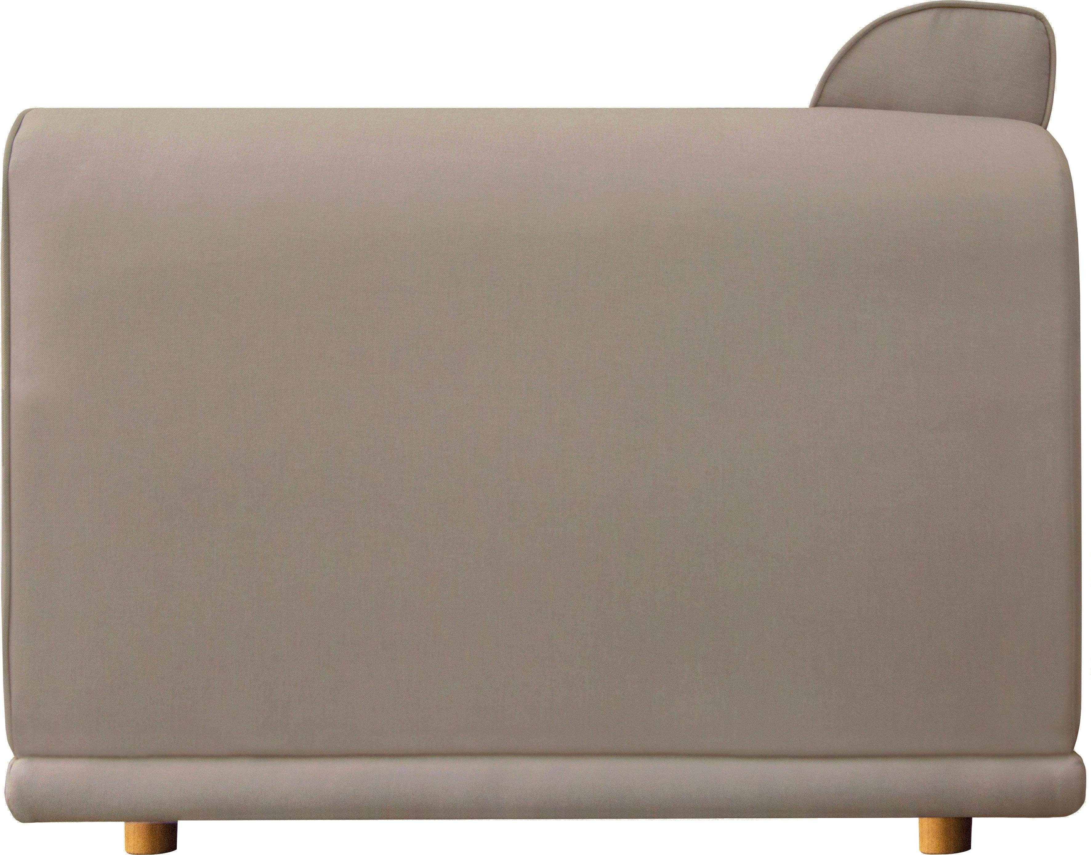 andas Loveseat Maroon stoel in een scandinavisch design, met losse kussens (set)