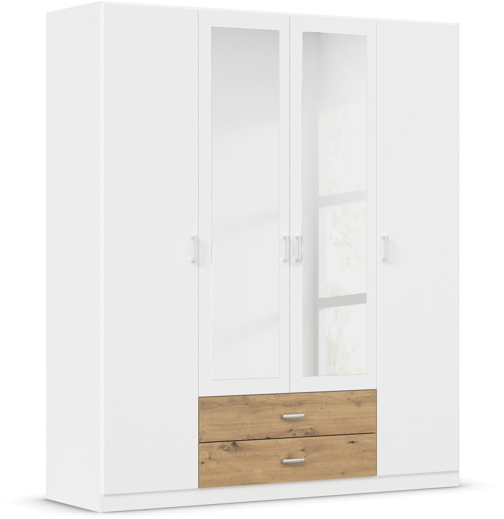rauch Kledingkast Kast Garderobe Wasmand GAMMA in 3 Breedtes veel opbergruimte met 6 lades, met spiegel topseller made in germany kledingkasten maat
