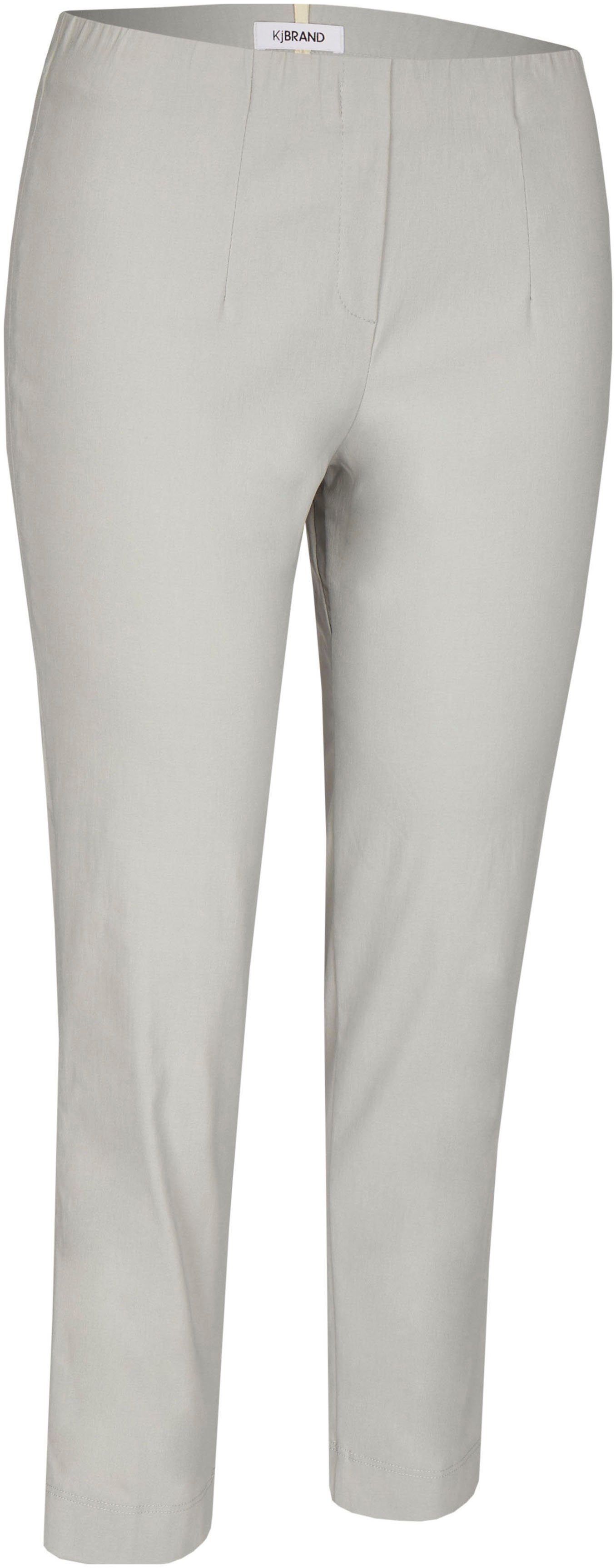 KjBRAND Stoffen broek Susie XS Ankle Bengaline dames harembroeken maat 54 (27) grijs