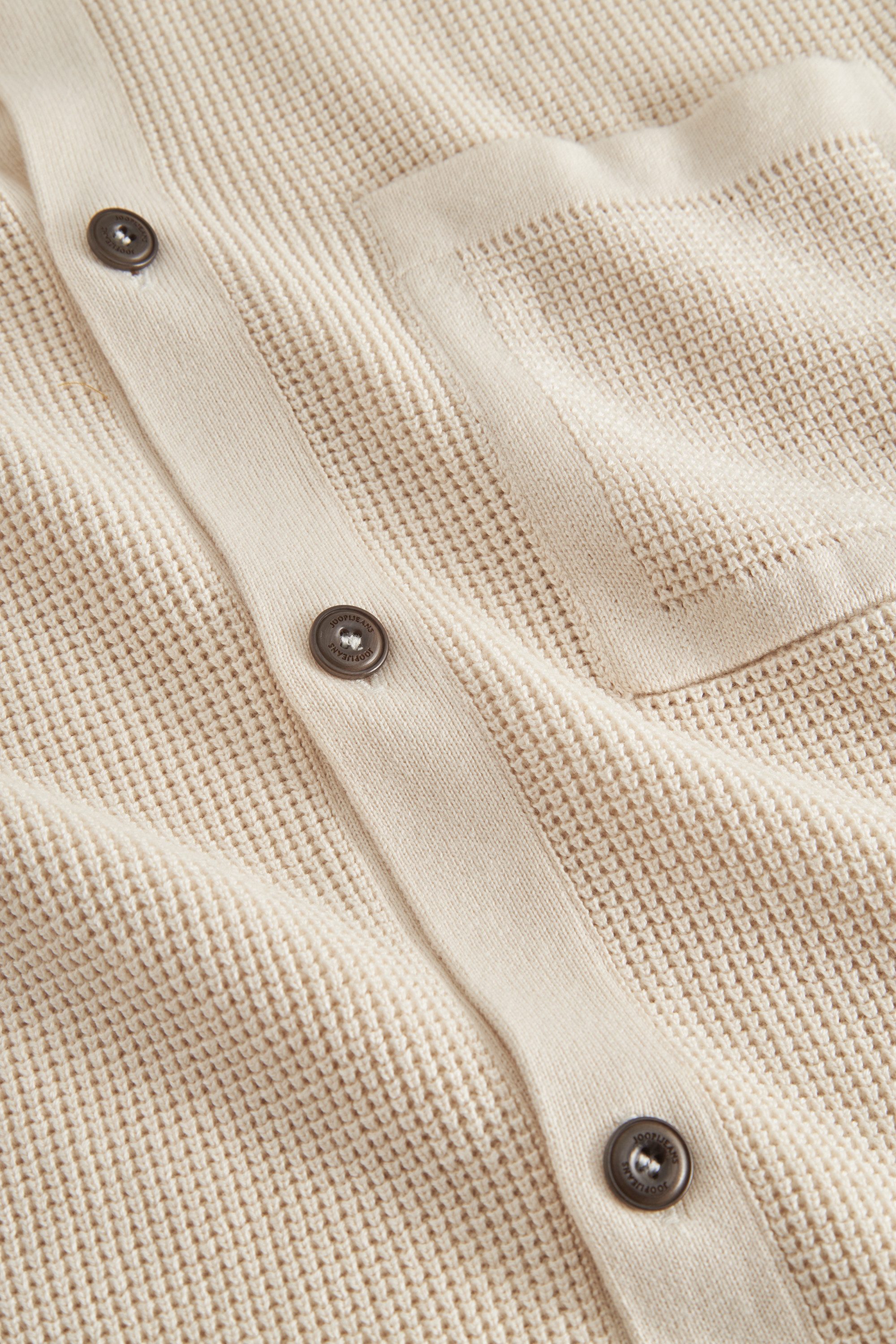 Joop Jeans Cardigan Orlano Logo-label aan de zijkant van het lichaam, borstzak