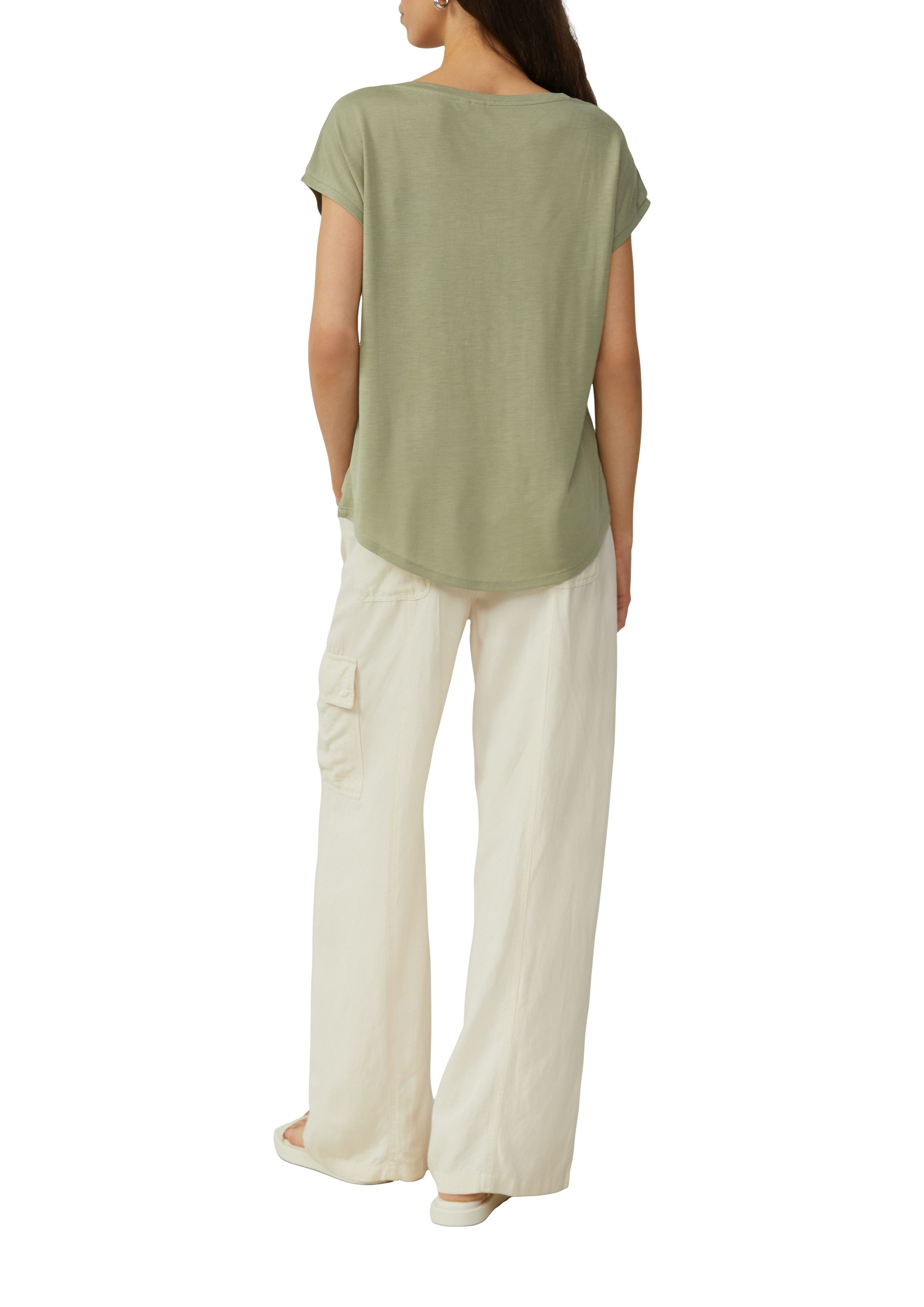 Q/S designed by T-shirt met v-hals