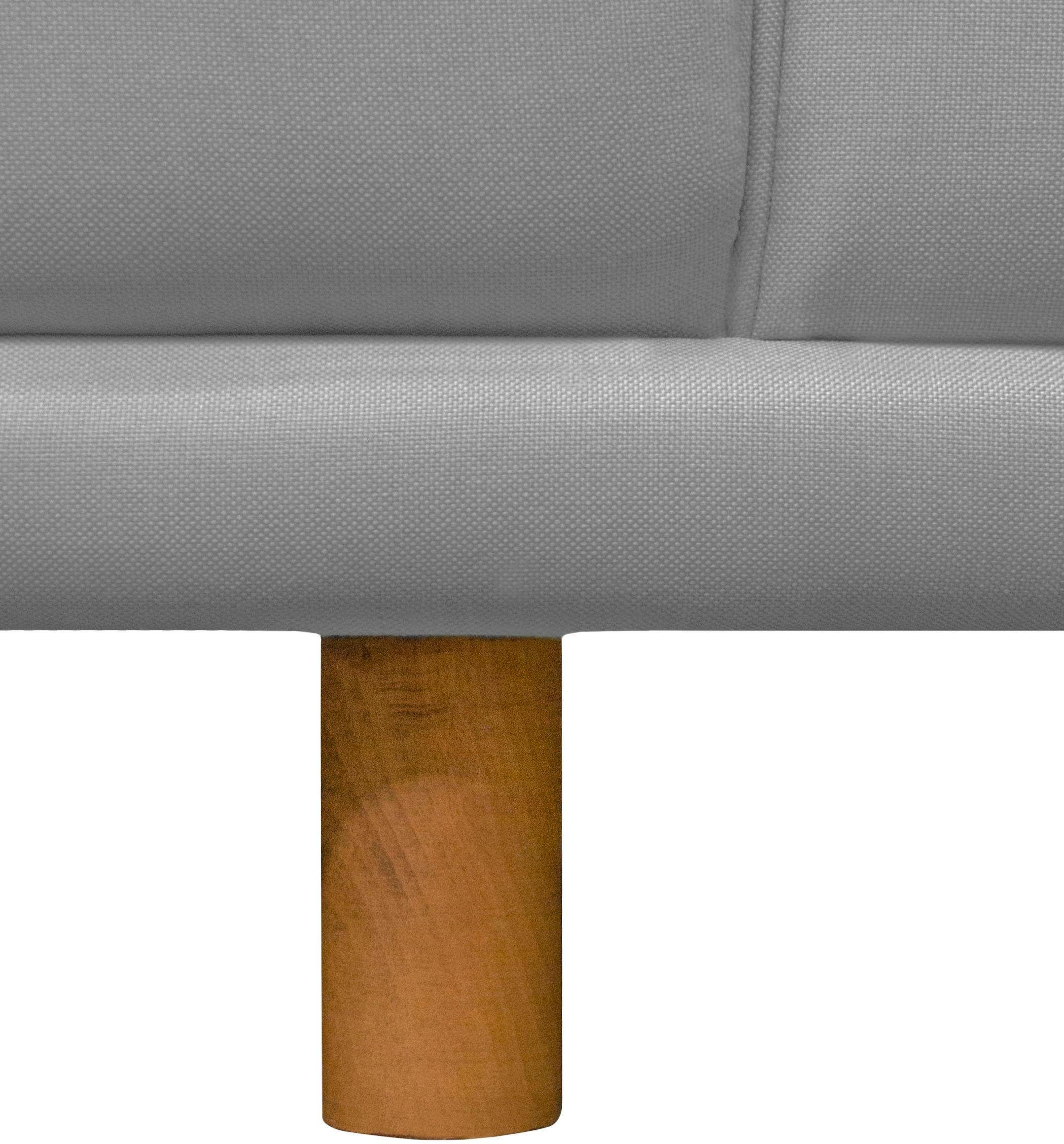 andas Zithoek Maroon U-vorm in een scandinavisch design, met losse kussens