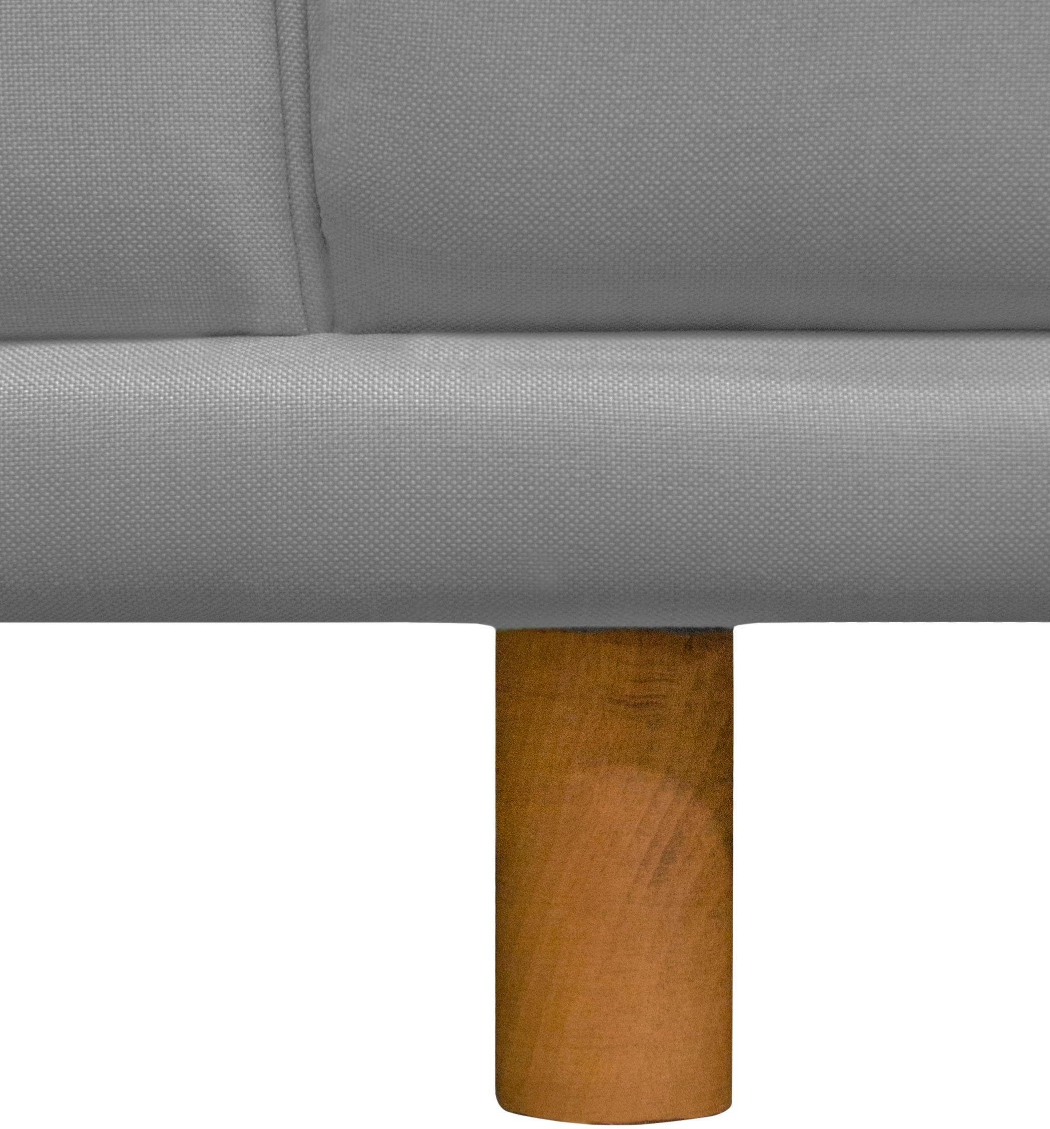 andas Loveseat Maroon stoel in een scandinavisch design, met losse kussens (set)
