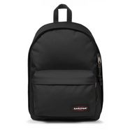 eastpak laptoprugzak out of office, black bevat gerecycled materiaal (global recycled standard) zwart