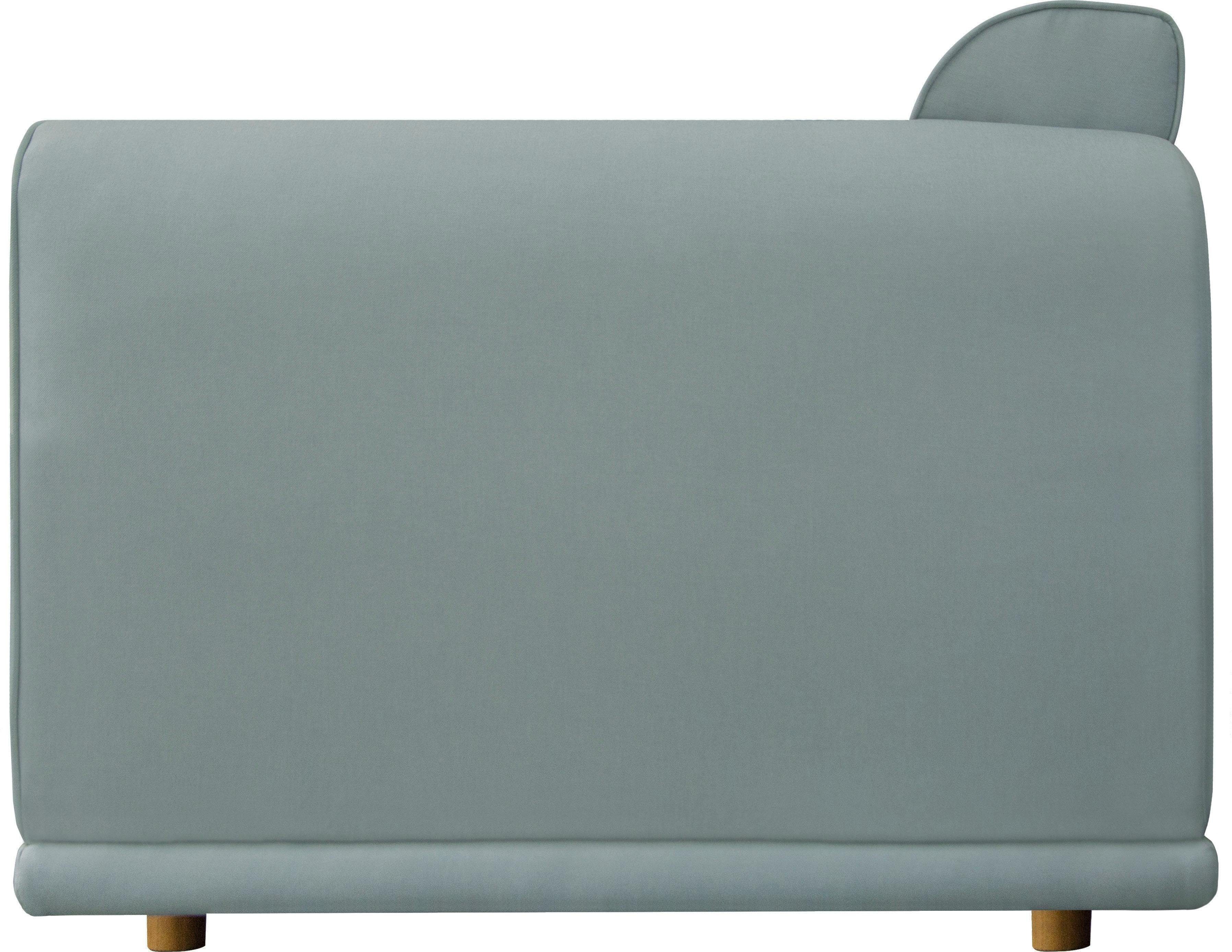 andas Loveseat Maroon stoel in een scandinavisch design, met losse kussens (set)