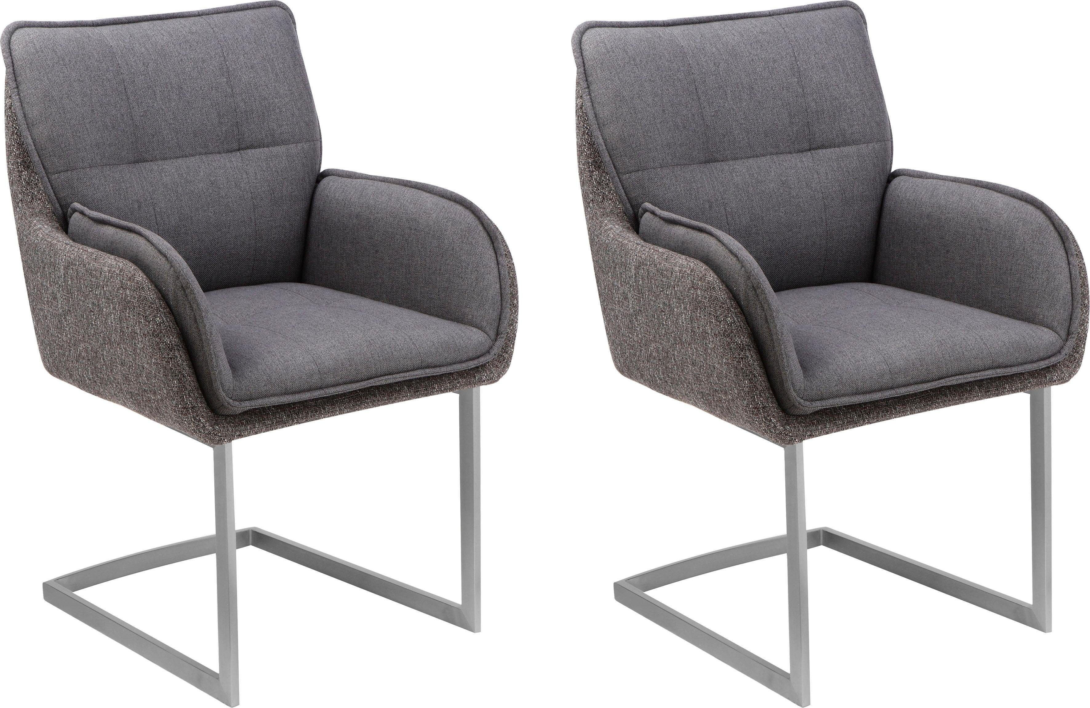 Places of Style Eetkamerstoel Durham, TOPSELLER!, OTTOs keuze set van 2 in een modern design, zacht verdikte zitting en rugleuning