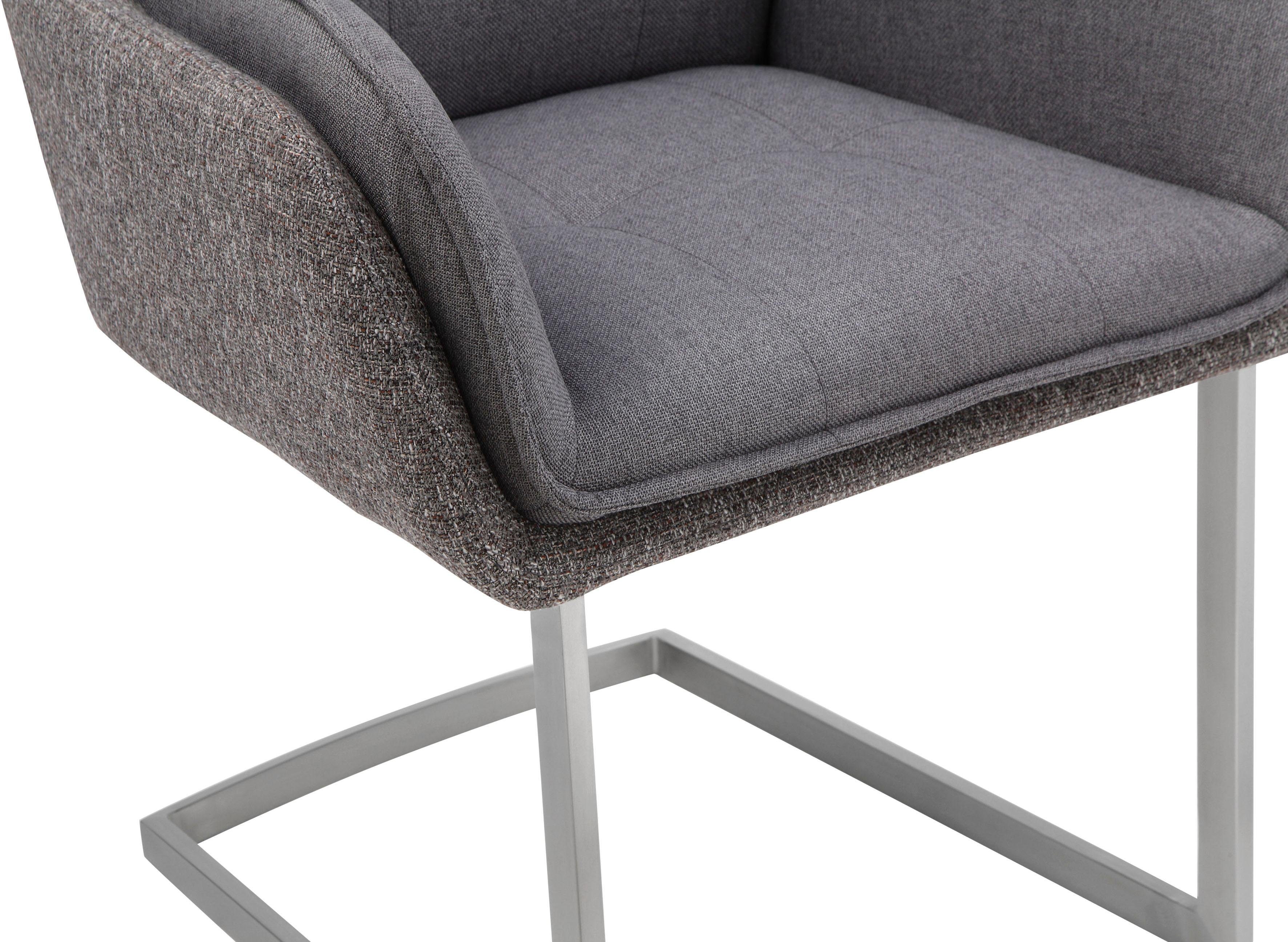 Places of Style Eetkamerstoel Durham, TOPSELLER!, OTTOs keuze set van 2 in een modern design, zacht verdikte zitting en rugleuning