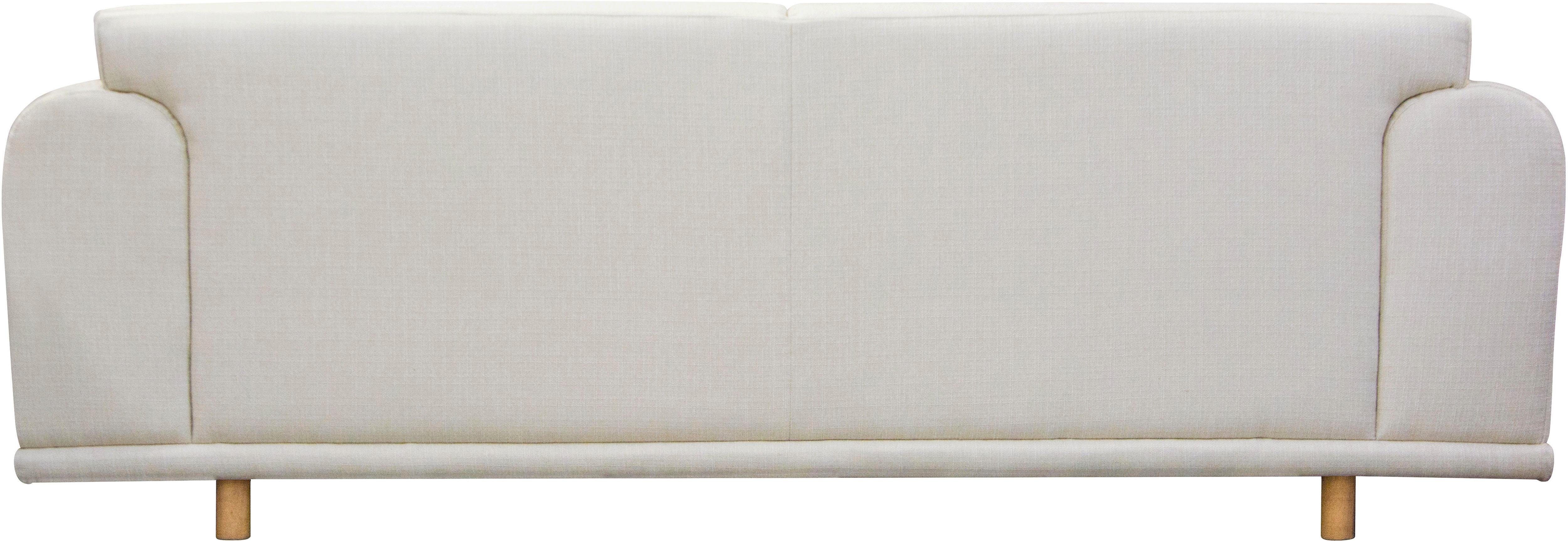 andas 3-zitsbank Maroon in een scandinavisch design, met losse kussens