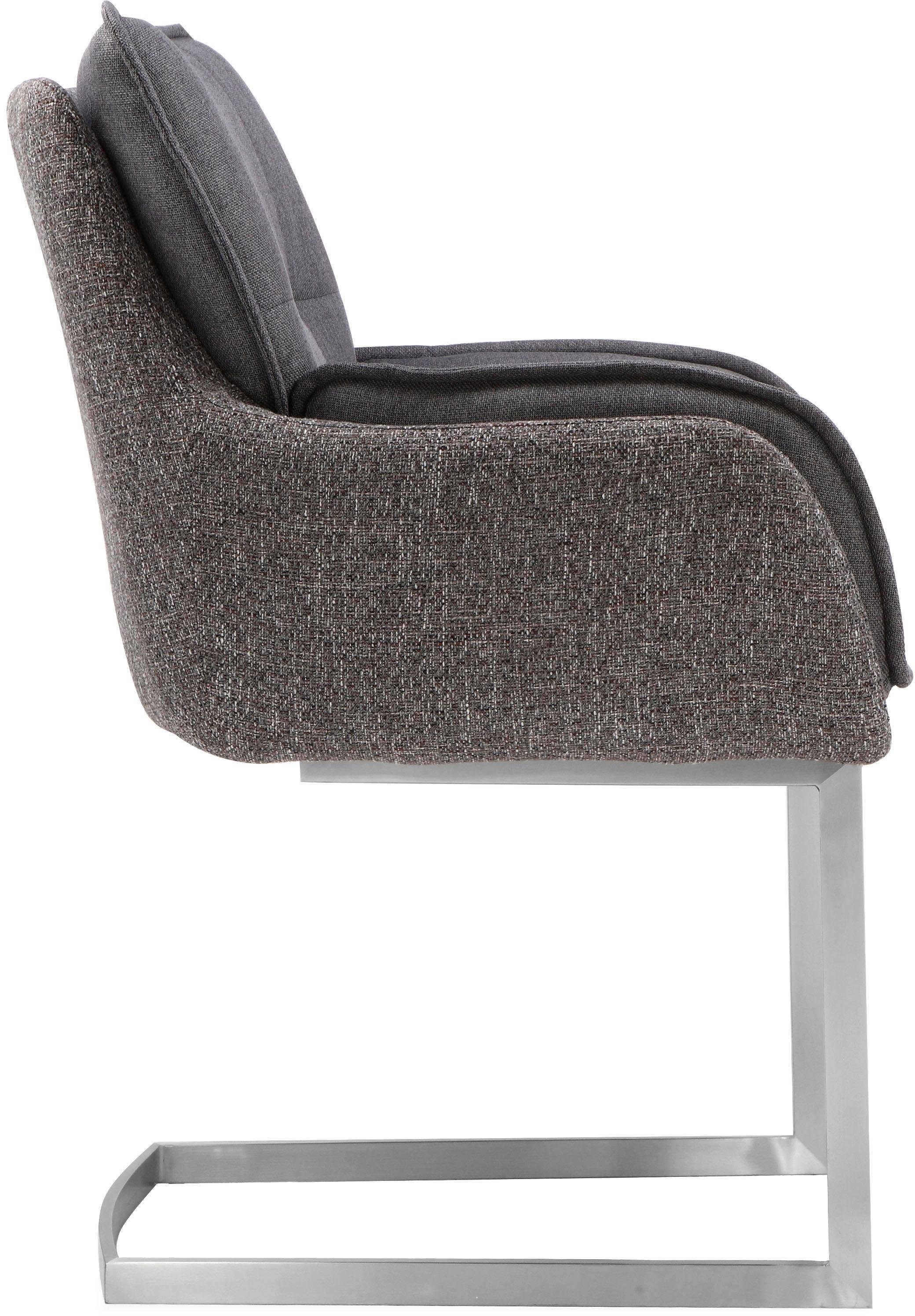 Places of Style Eetkamerstoel Durham, TOPSELLER!, OTTOs keuze set van 2 in een modern design, zacht verdikte zitting en rugleuning