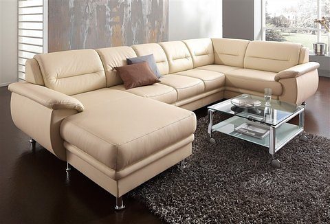 sit&more Hoekbank Mailand L-vorm optioneel met slaapfunctie