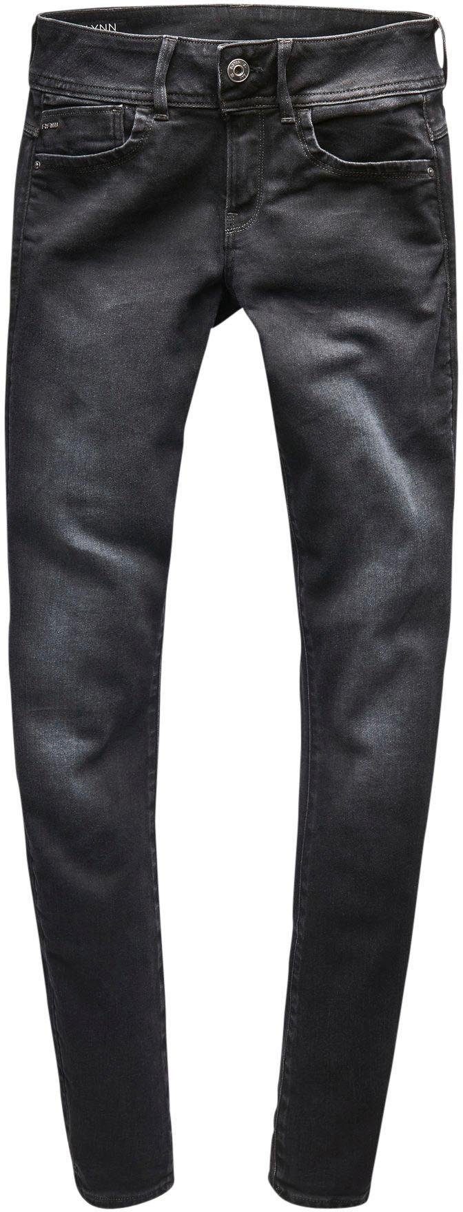 G-Star RAW Skinny fit jeans Mid Waist Skinny met elastaan-aandeel