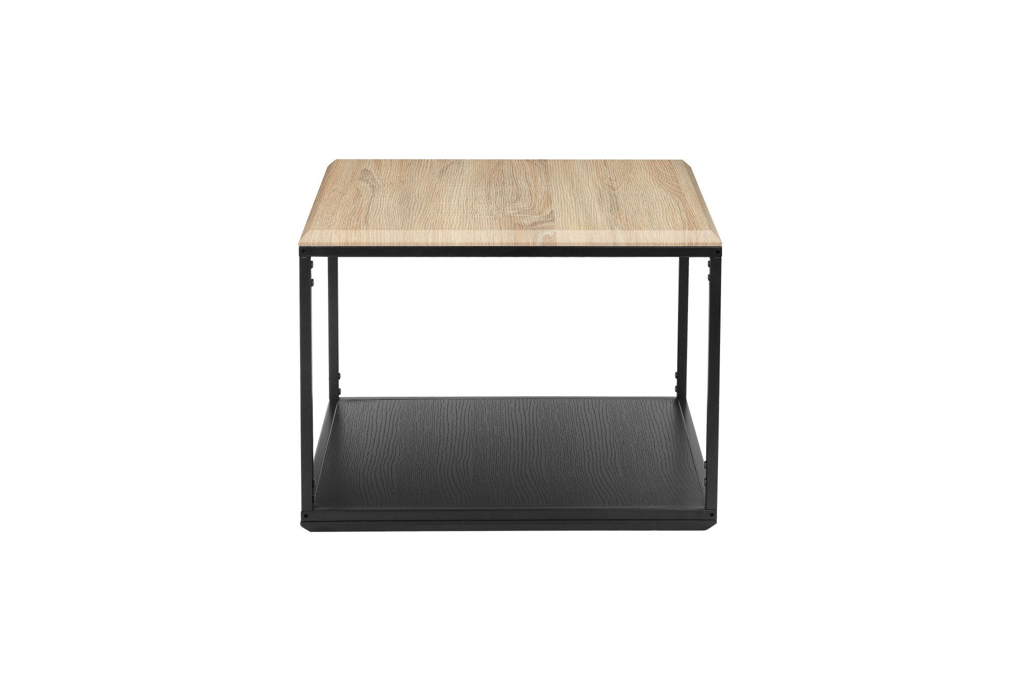 INOSIGN Salontafel Taion poedergecoat frame met tafelblad in eikenlook salontafels beige