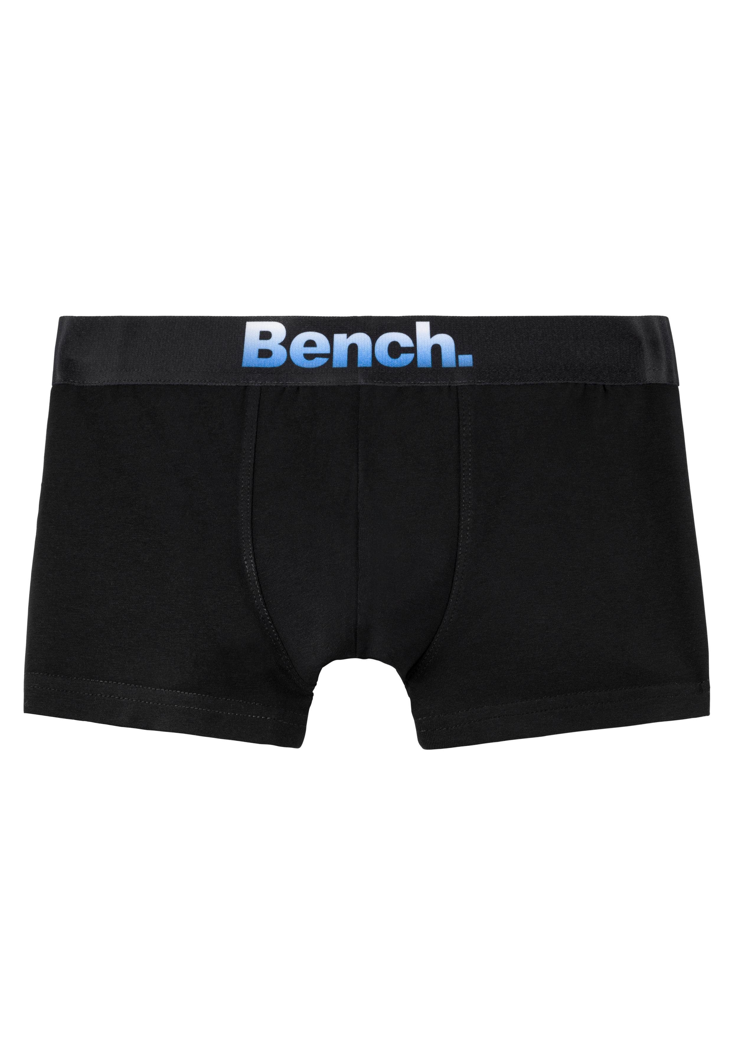 Bench. Boxershort voor jongens met modern merklogo aan de voorkant (set, 3 stuks)
