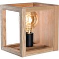 spot light wandlamp kago natuurproduct van eikenhout, duurzaam met fsc-certificaat, bijpassende lm e27, made in eu bruin