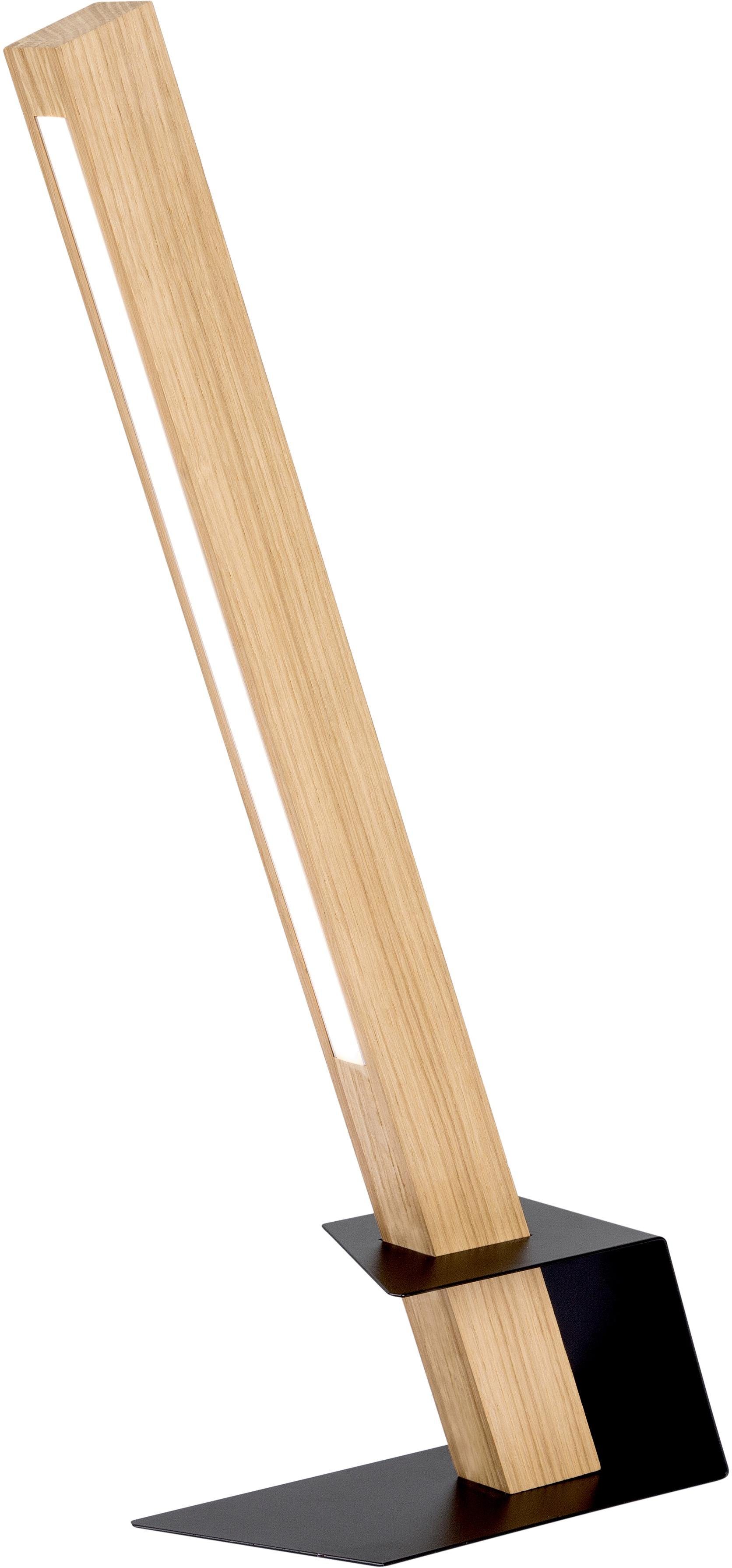BRITOP LIGHTING Staande lamp RAPID Inclusief 24V led module, met touch dimmer, natuurproduct van eikenhout vloerlampen bruin