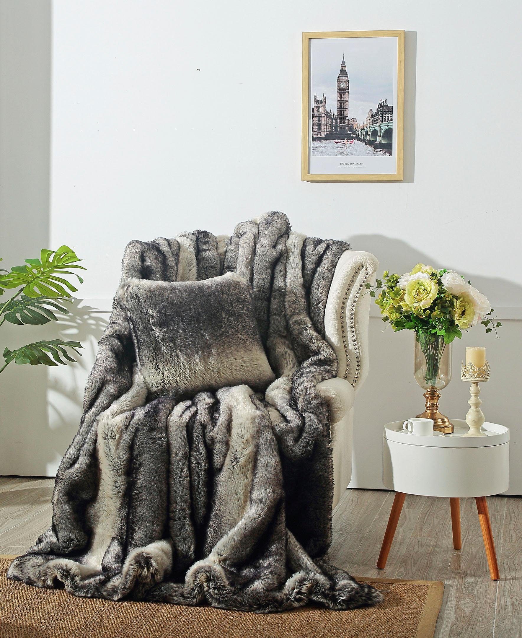 Star Home Textil Deken Jakhals bijzonder zacht, knuffeldeken