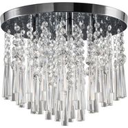 spot light plafondlamp luxoria hoogwaardige lamp met echte kristallen, ledverlichting inclusief, tijdloos en elegant. wit