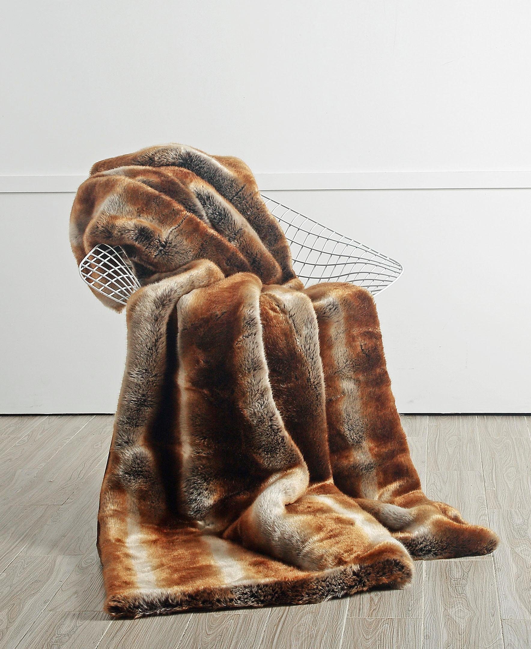 Star Home Textil Deken Zobel van bijzonder zacht materiaal, knuffeldeken