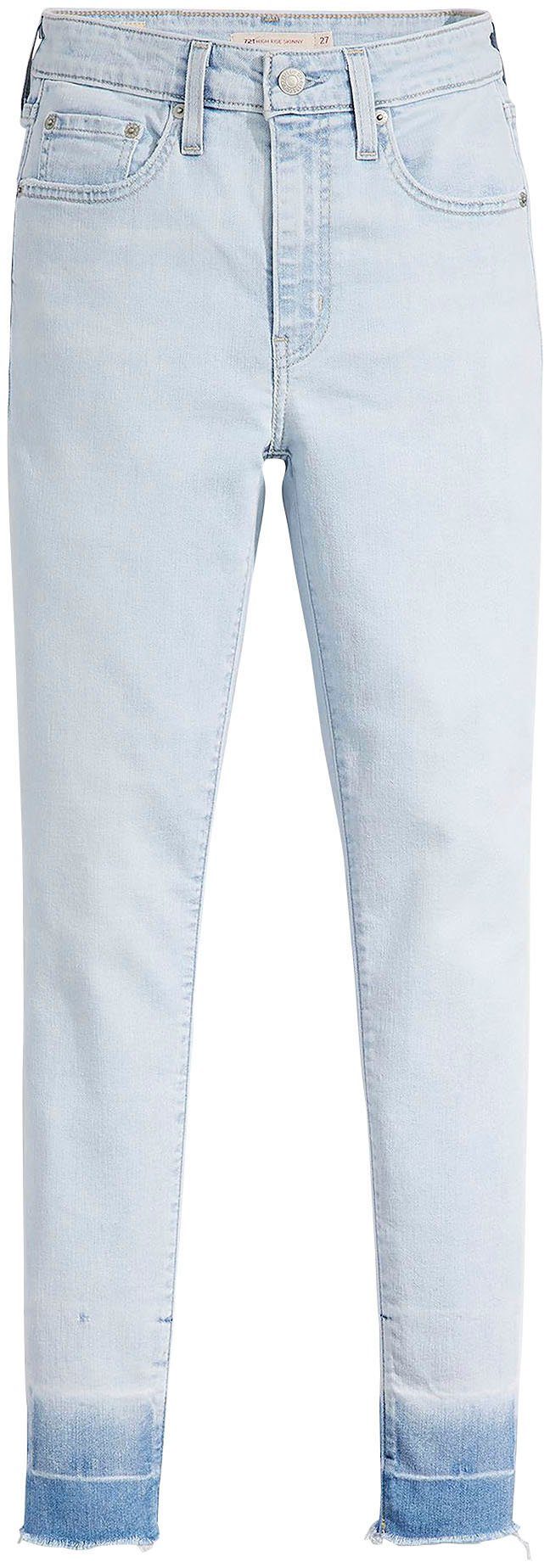Levi's® Skinny fit jeans 721 High rise skinny met splitje in de zoom