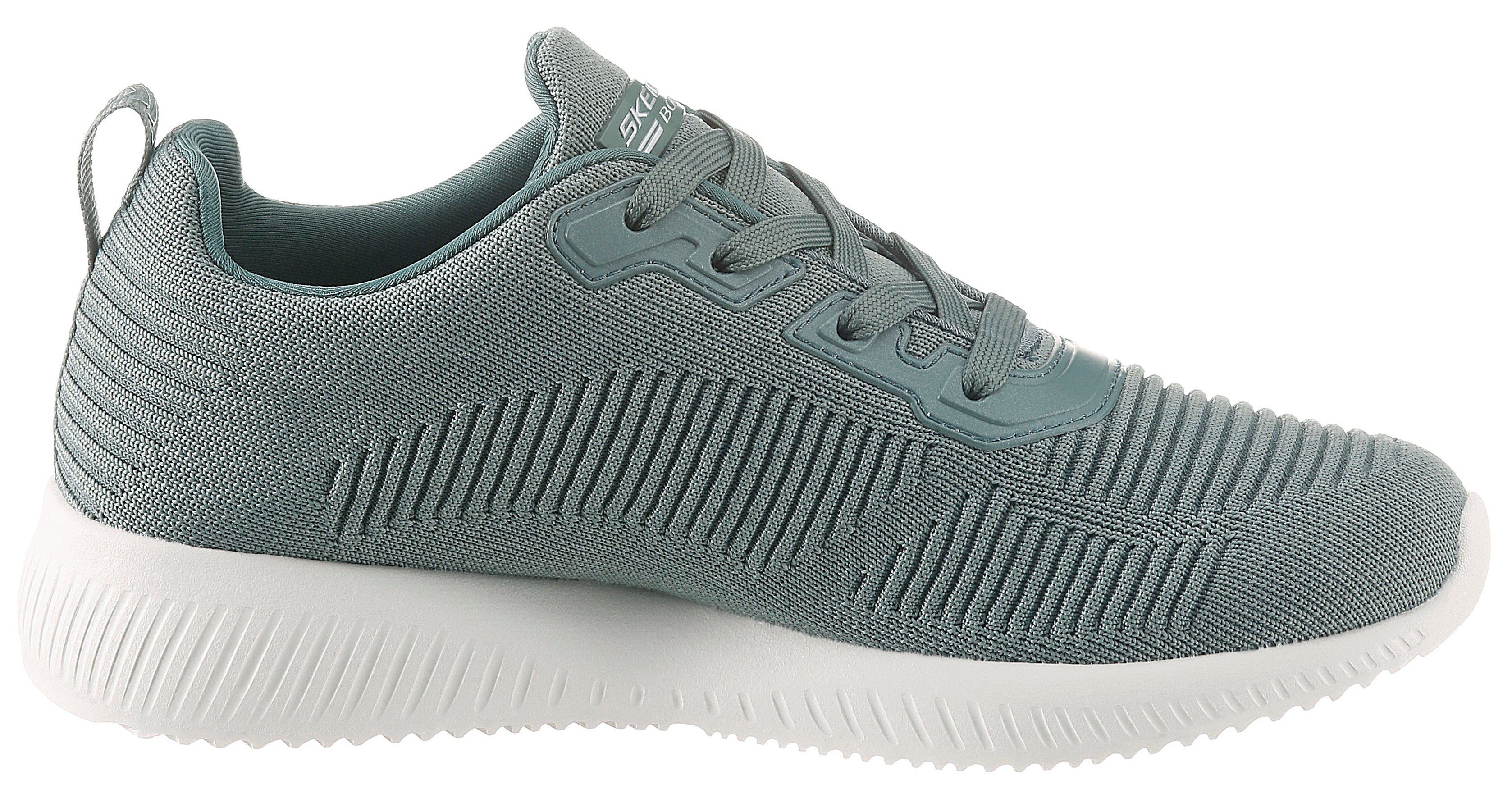 Skechers Sneakers BOBS SQUAD - TOUGH TALK Vrijetijdsschoen, lage schoen, veterschoen met skech-knit