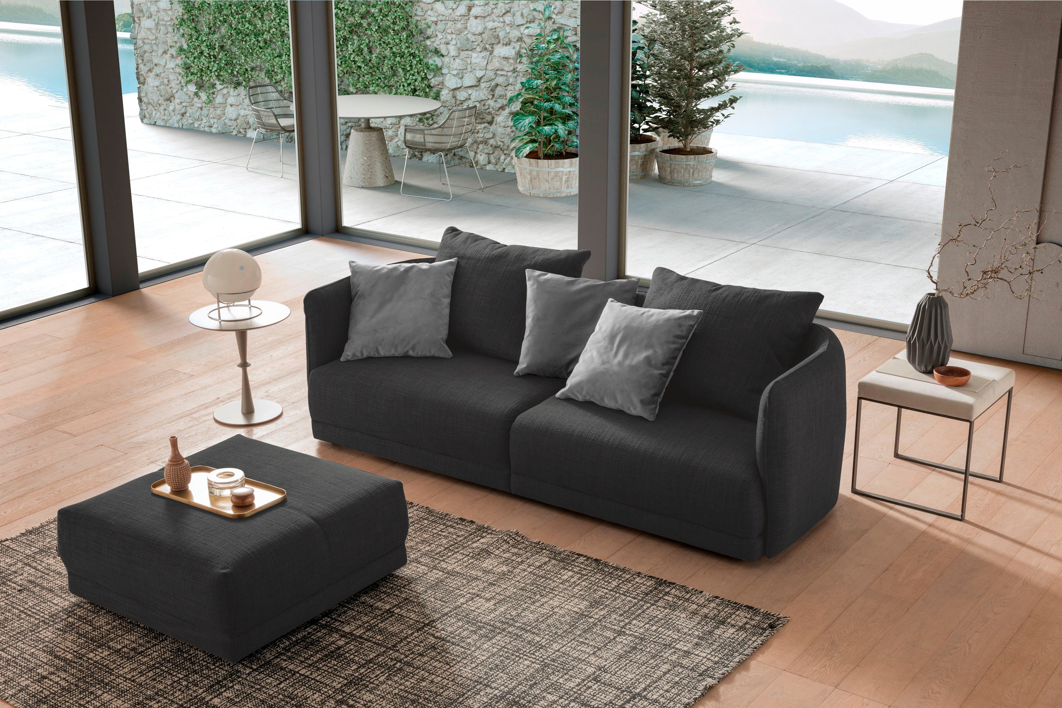 designwerk Hocker New York in hoogwaardige afwerking