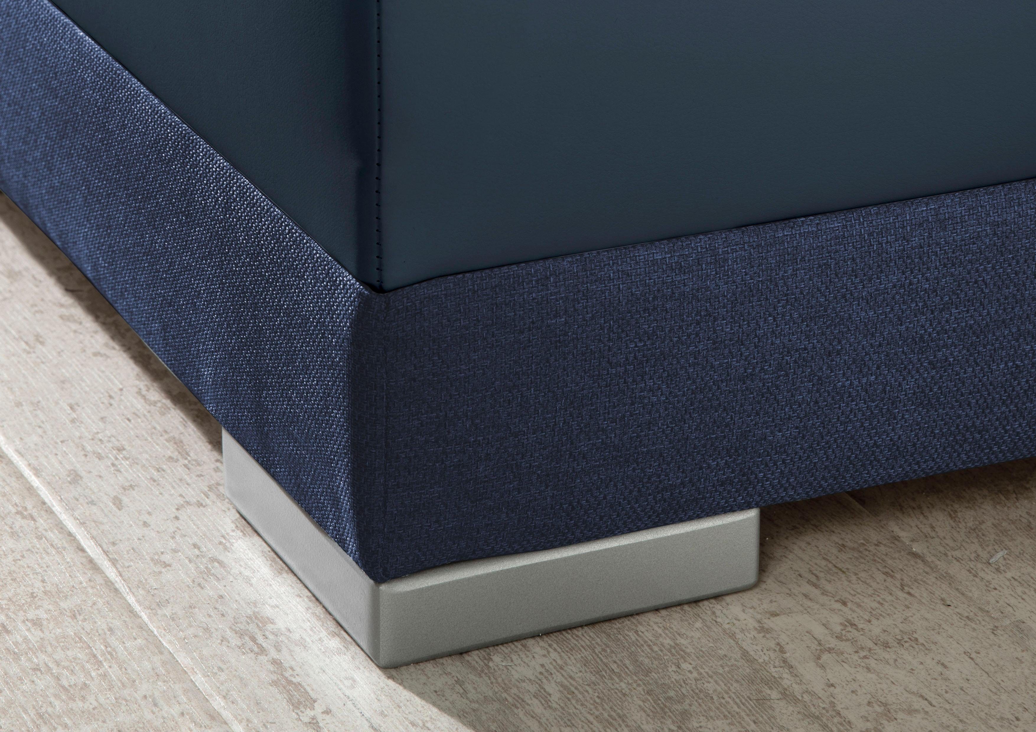 Maintal Gestoffeerd bed Makana met bedlade, ook beschikbaar in h4