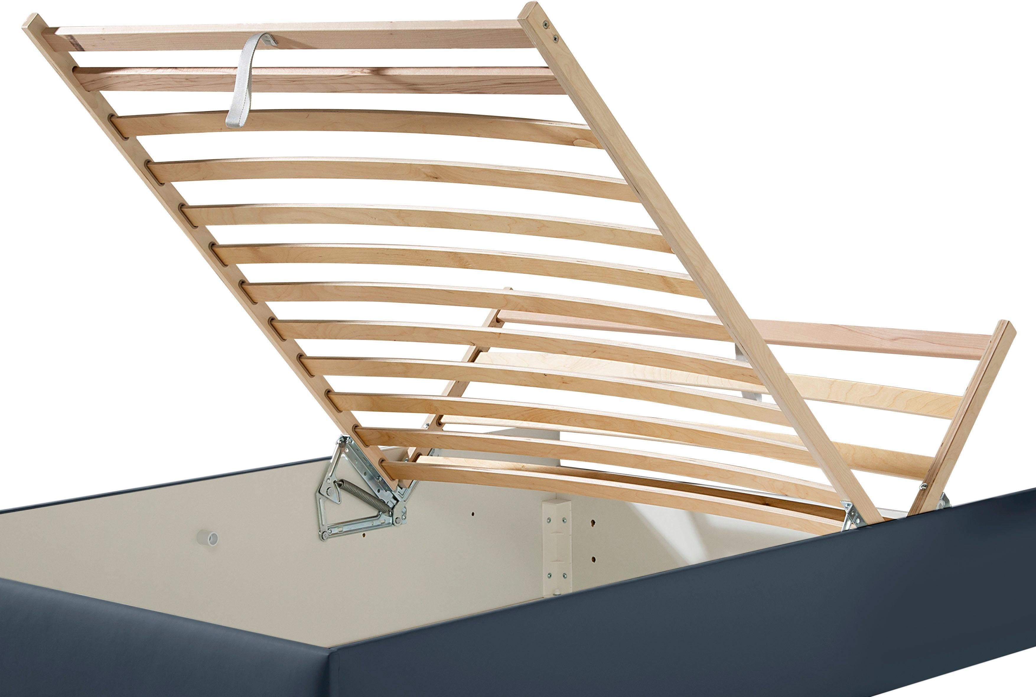 Maintal Gestoffeerd bed Makana met bedlade, ook beschikbaar in h4