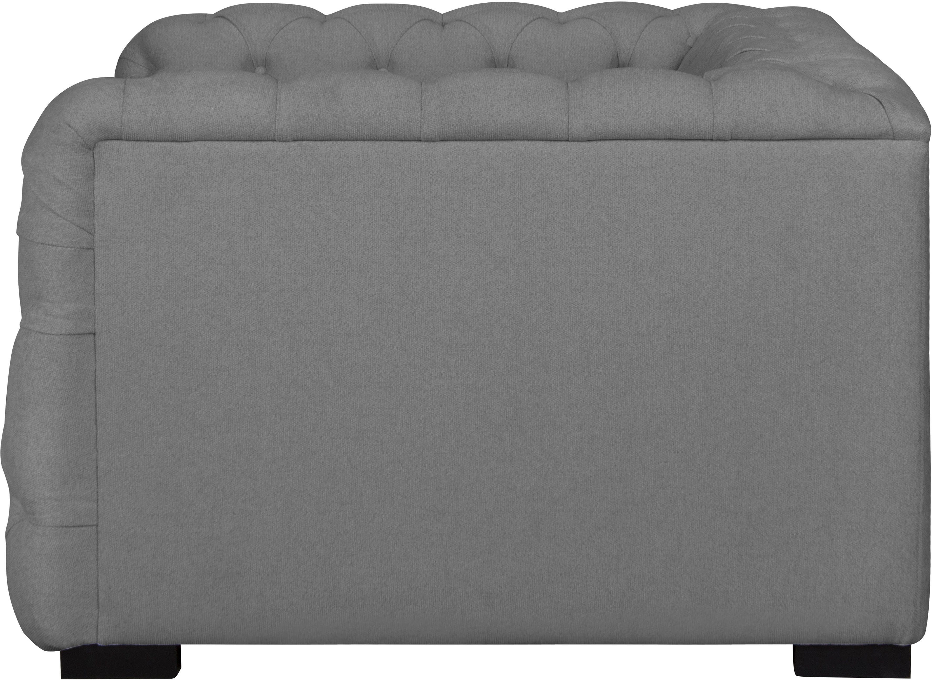 Guido Maria Kretschmer Home&Living Chesterfield-fauteuil Kalina stoel klassieke chesterfield knoopdetails, zeer hoogwaardige afwerking