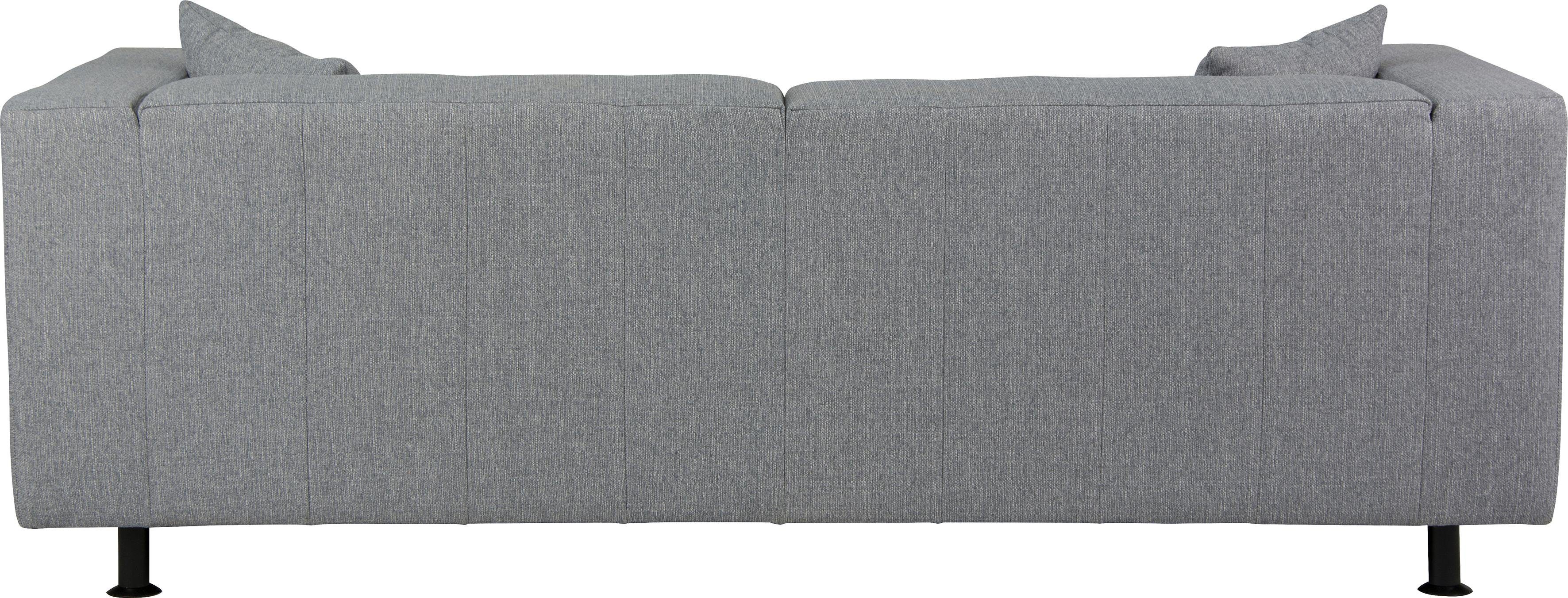 INOSIGN 3-zitsbank Bengo met stiksels in de zitting en de rugleuning, incl. sierkussen