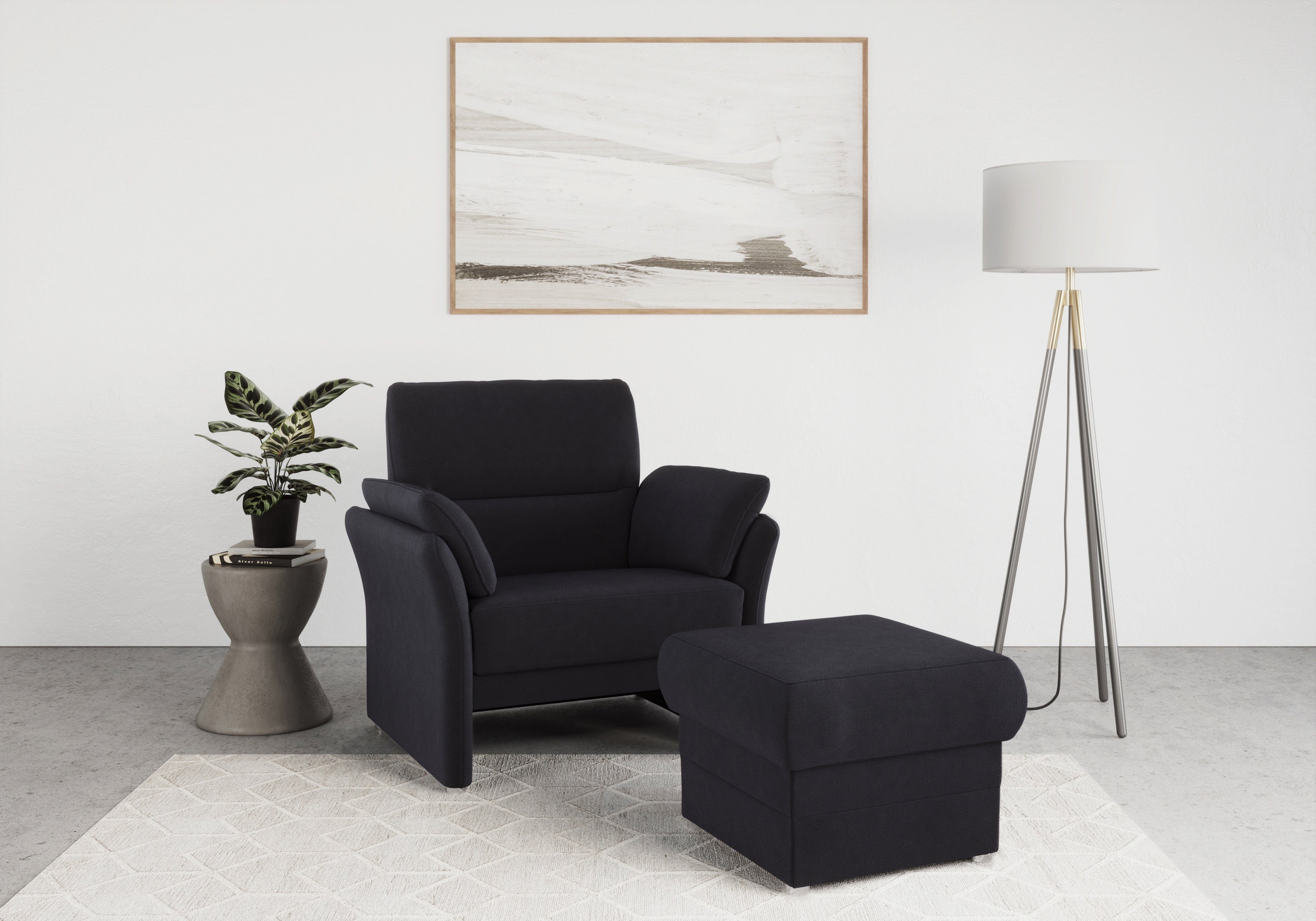 DOMO collection Fauteuil Pina cocktailsstoel Bijpassende fauteuil bij de serie, met binnenvering