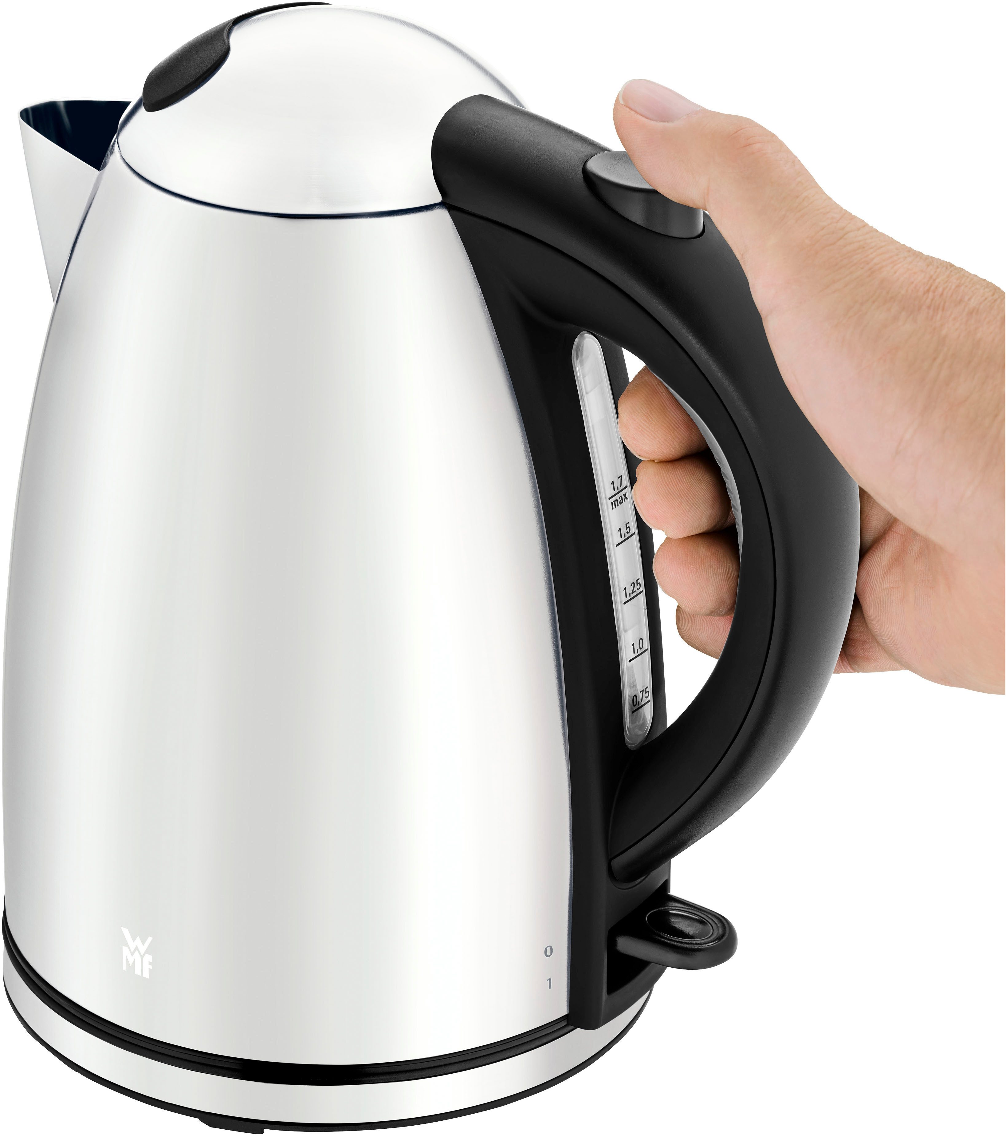 WMF Waterkoker Stelio Paper Grey, 1,7 l