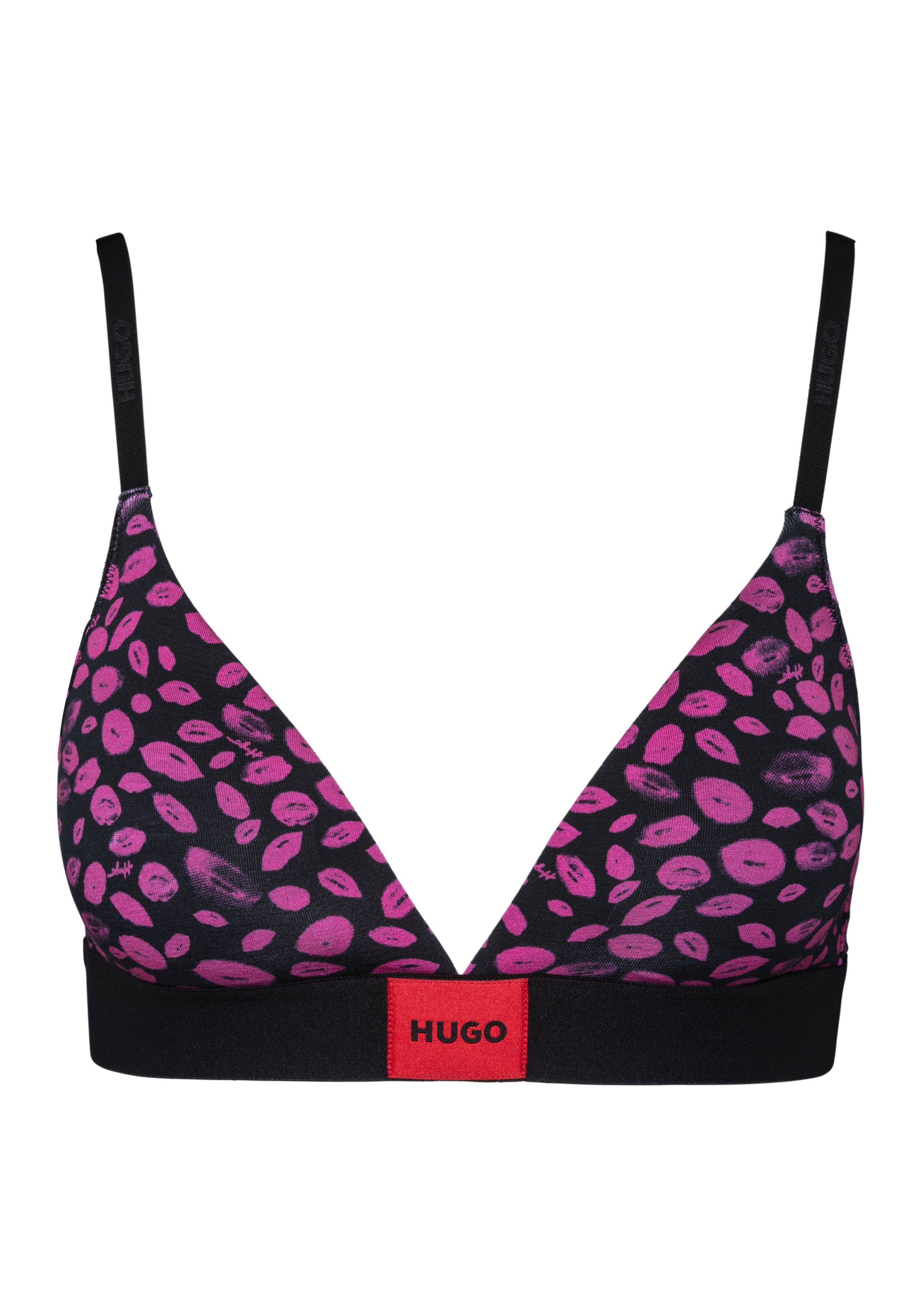 HUGO underwear Triangel-bh TRIANGLE RL DESIGN met hugo logo aan de tailleband