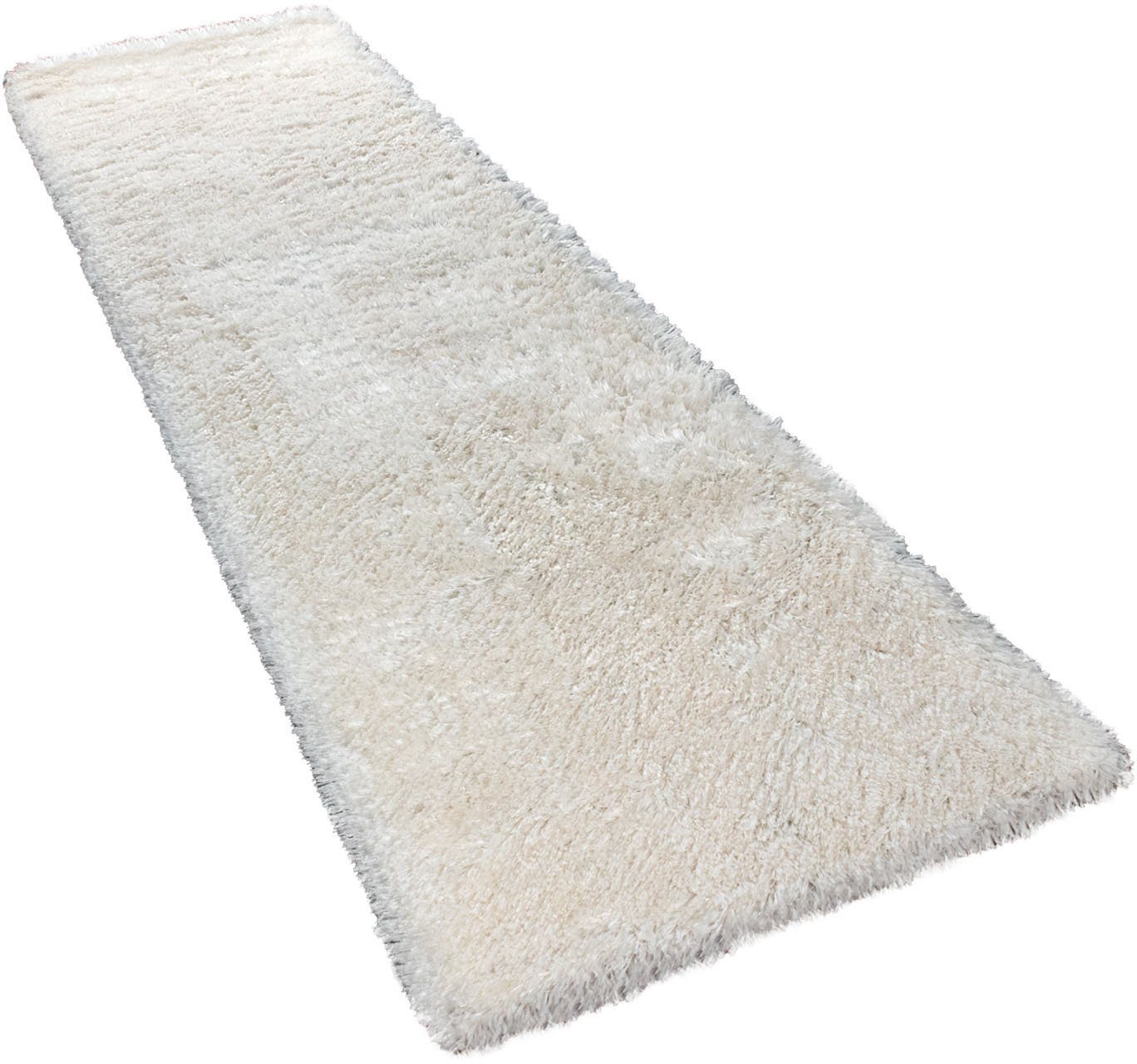 Paco Home Hoogpolige loper Akumal 930 Tapijtloper, shaggy, bijzonder zacht door softgaren, unikleuren hoogpolige vloerkleden beige