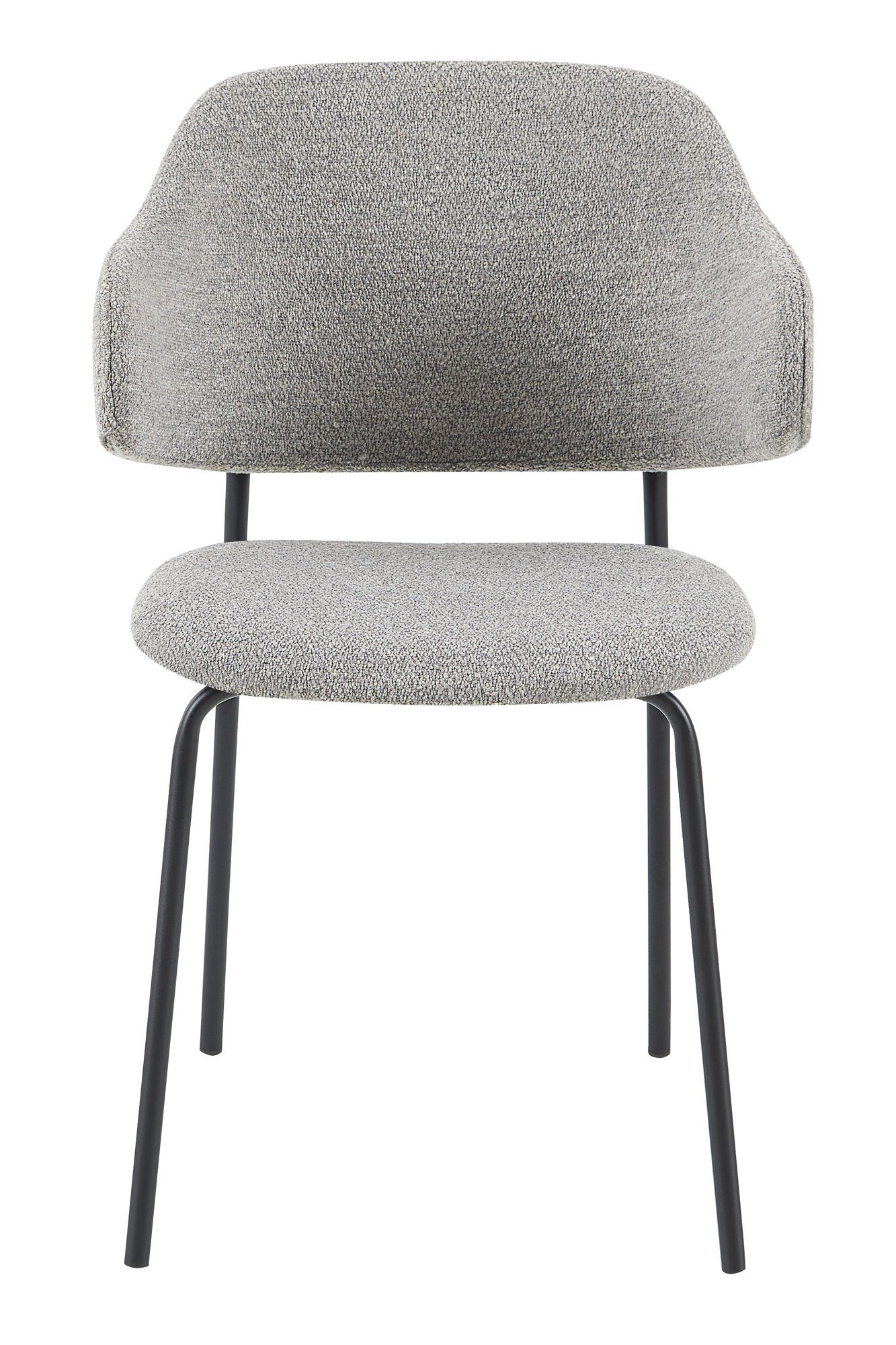 SalesFever Stoel met armleuningen met designframe en uitlopende armleuningen (set, 2 stuks)