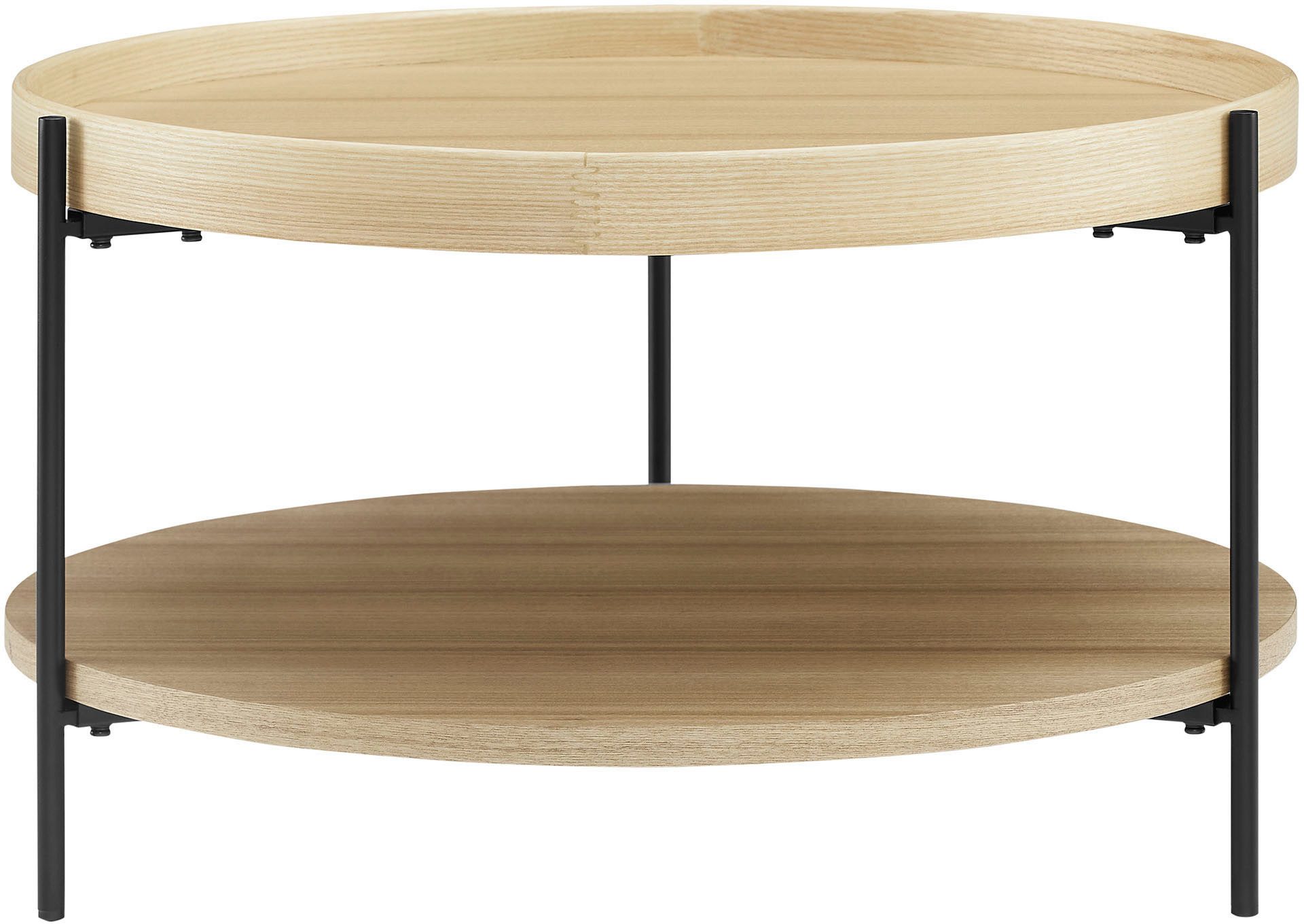 SalesFever Salontafel met 2 planken (1 stuk)