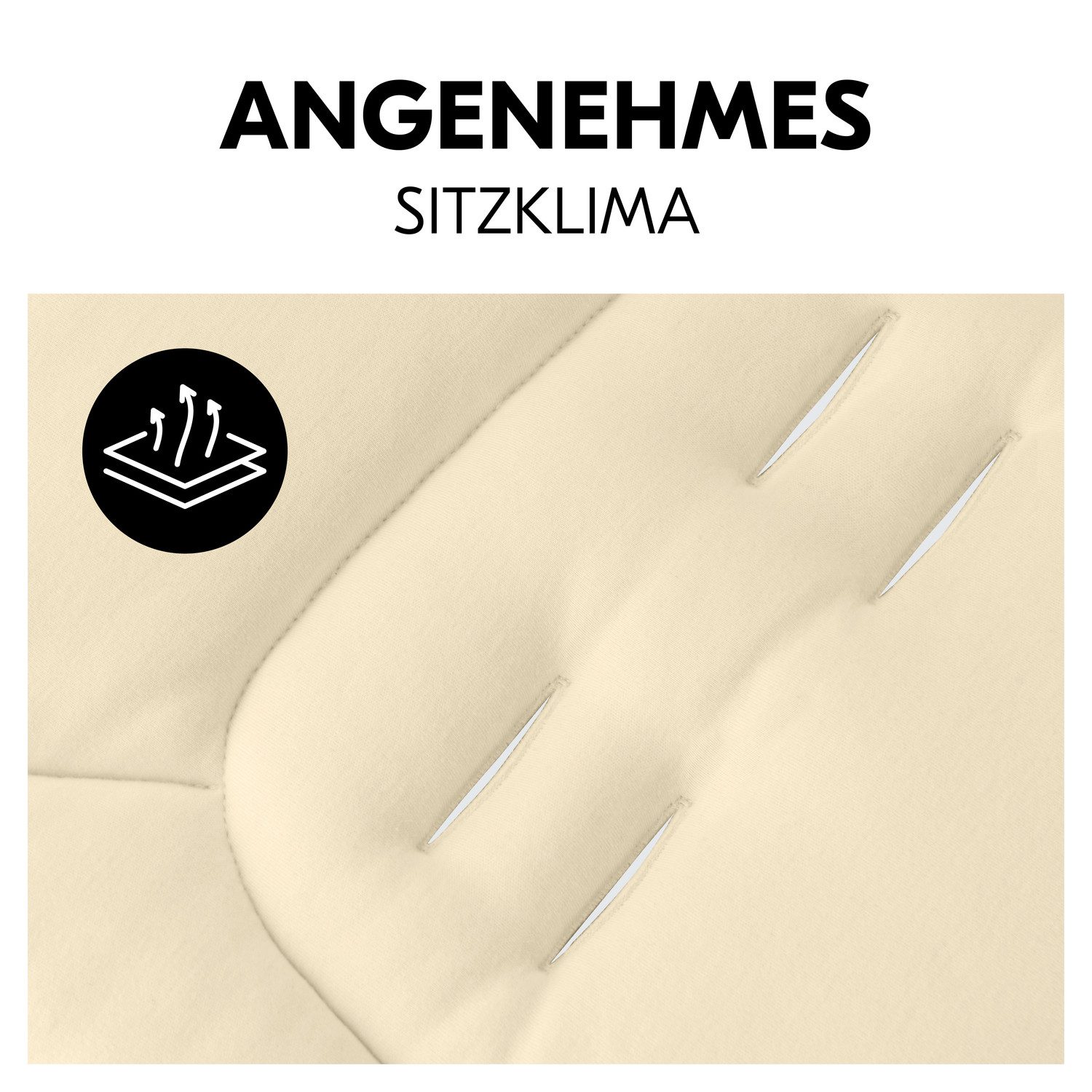 Hauck Zitkussen voor kinderwagens Seat Liner, Disney Simba beige