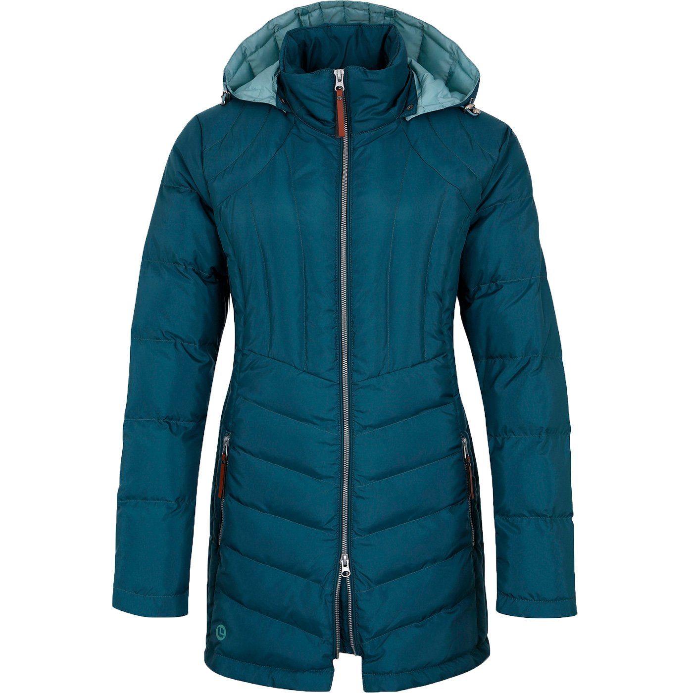 DEPROC Active Gewatteerde jas GILMOUR LONG WOMEN dames donsjassen maat S (36/38) blauw